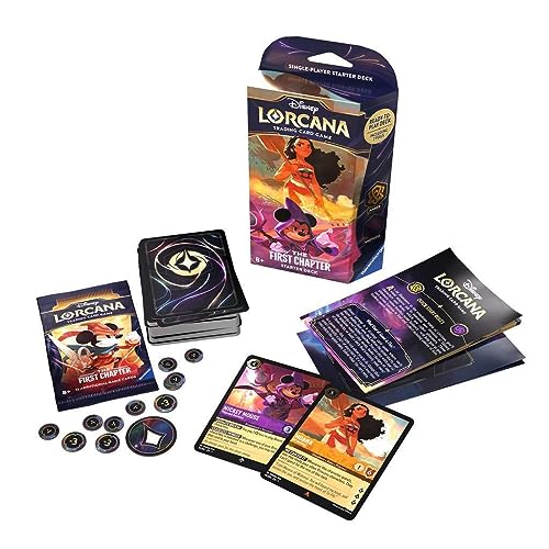 Ravensburger Disney Lorcana TCG: The First Chapter - Amber & Amethyst Single-Player Starter Deck