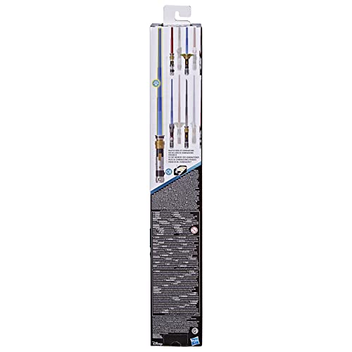 STAR WARS Lightsaber Forge OBI-Wan Kenobi Electronic Blue Lightsaber, Customizable Roleplay Toy, Toy for Kids Ages 4 and Up