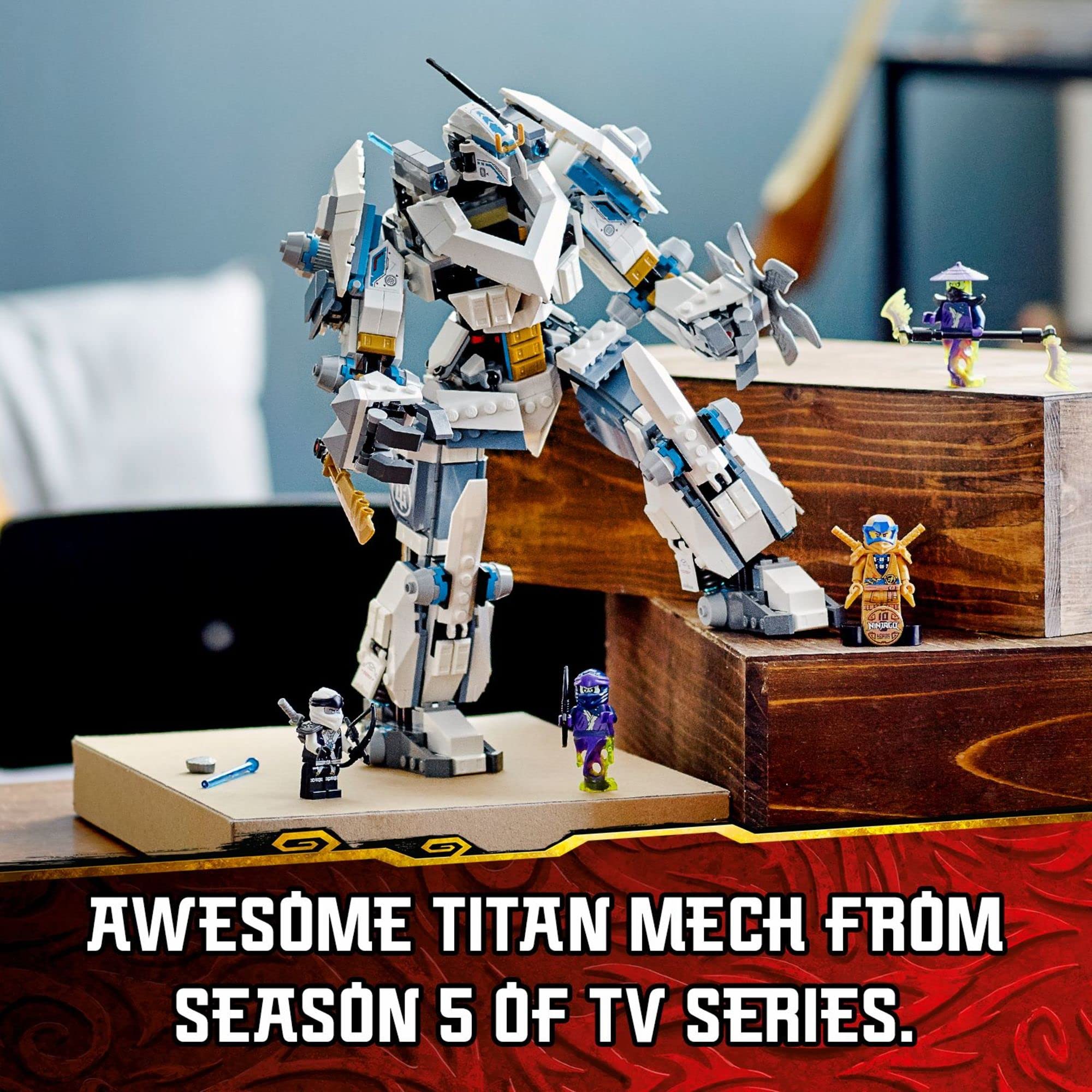 Lego Ninjago Zane's Titan Mech Battle 71738 (840 Pieces)