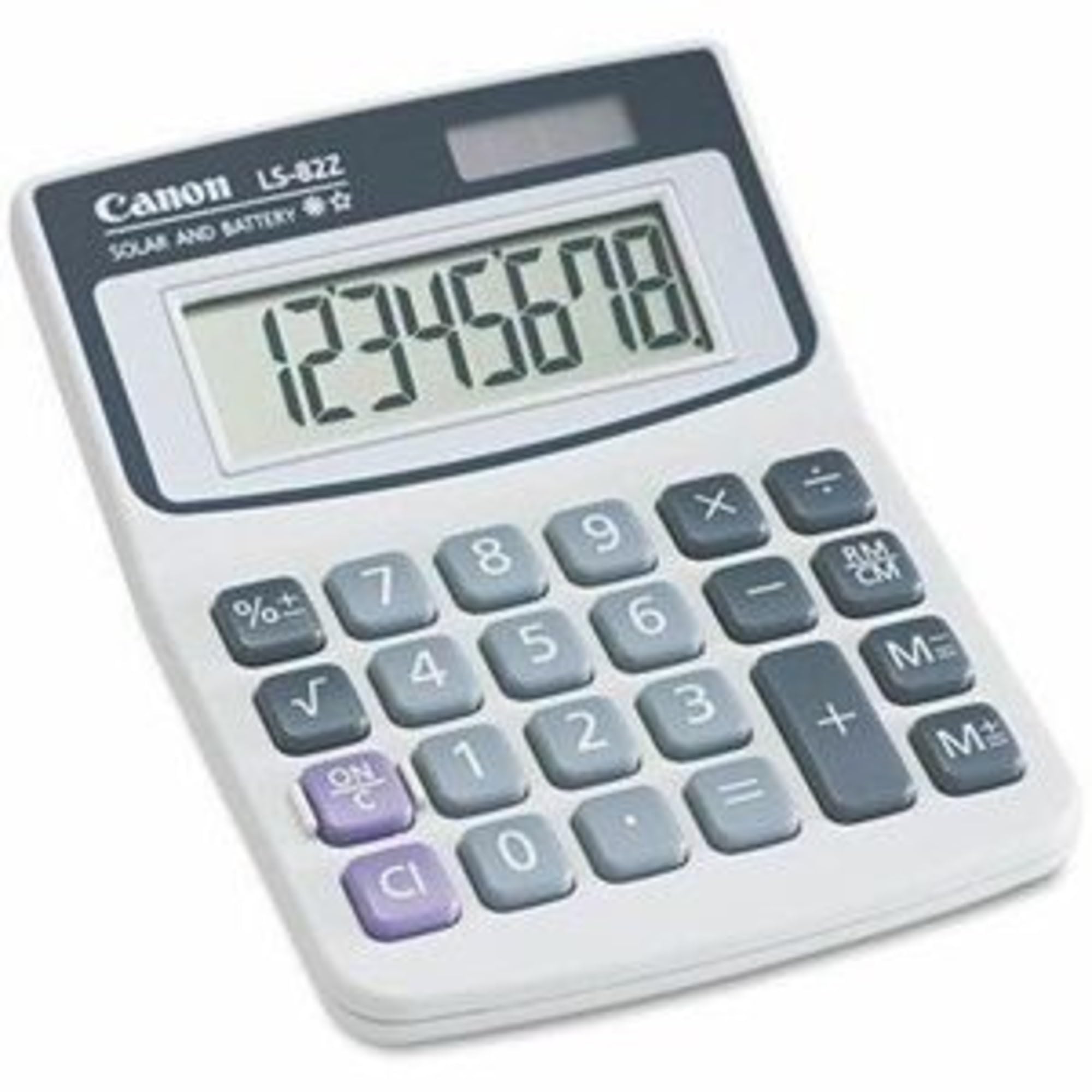 Canon LS-82Z Handheld Calculator, White