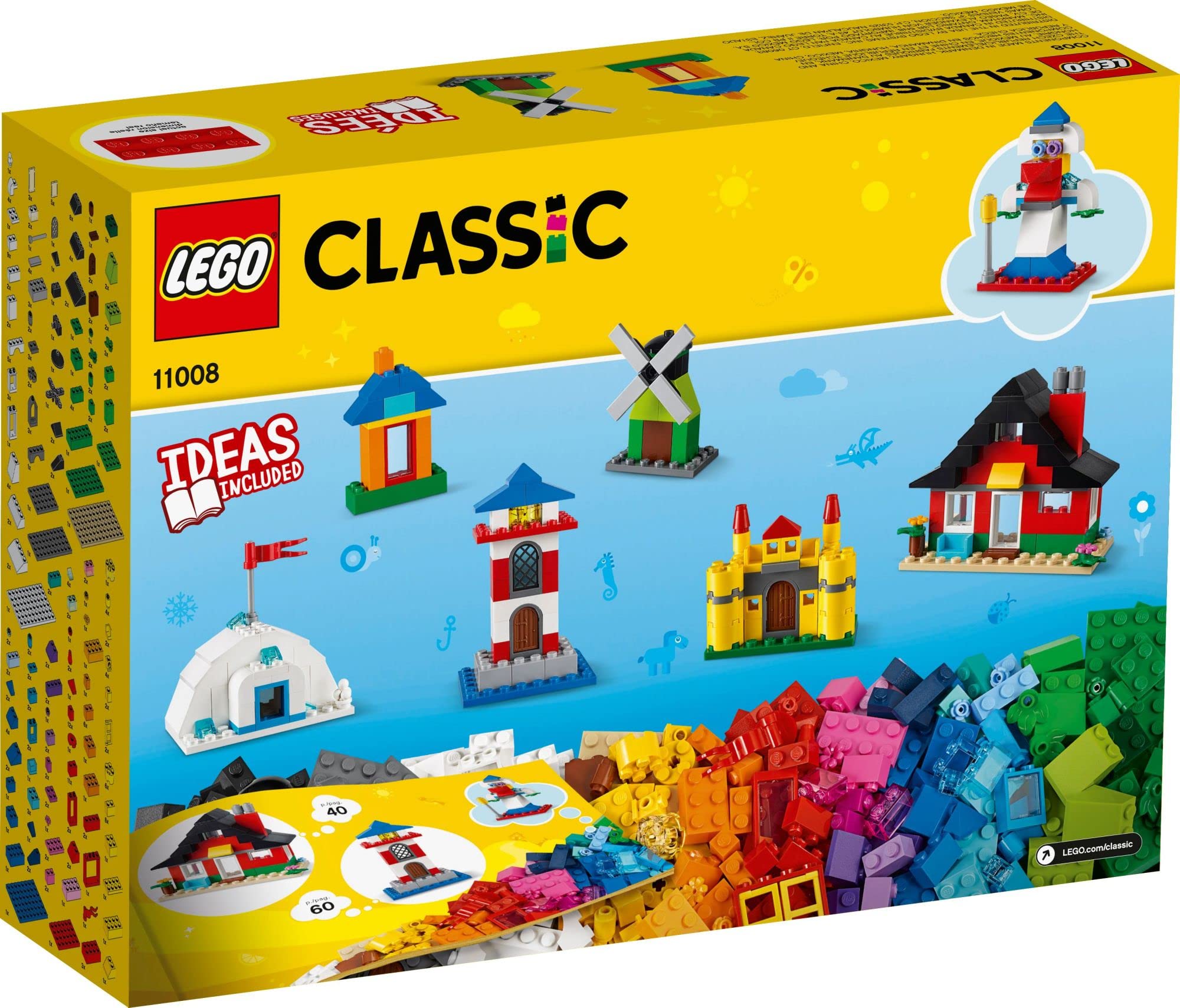 LEGO Classic Bricks and Houses 11008 (270 Pieces)