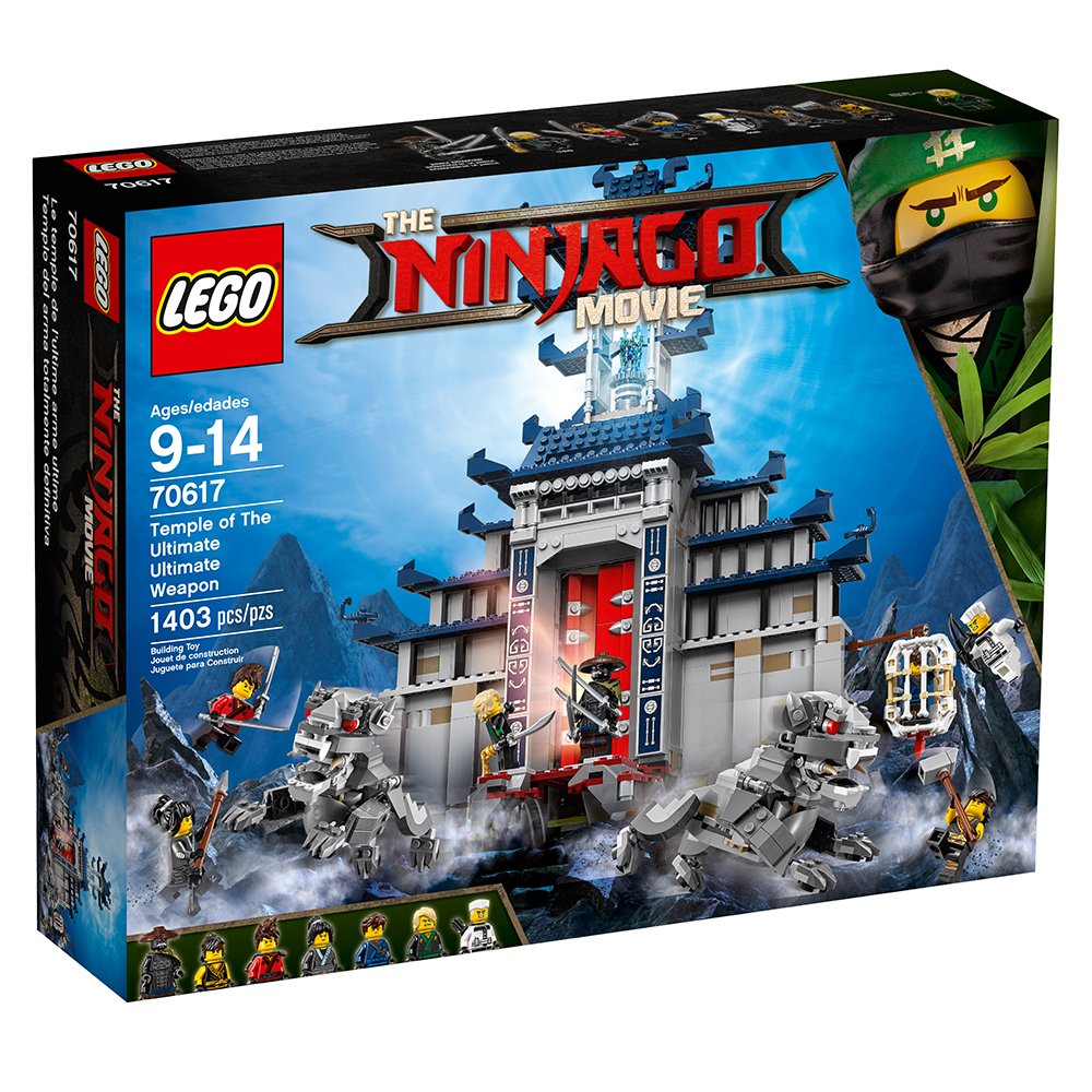 LEGO Ninjago Movie Temple Ultimate Ultimate Weapon 70617 (1403 Piece)