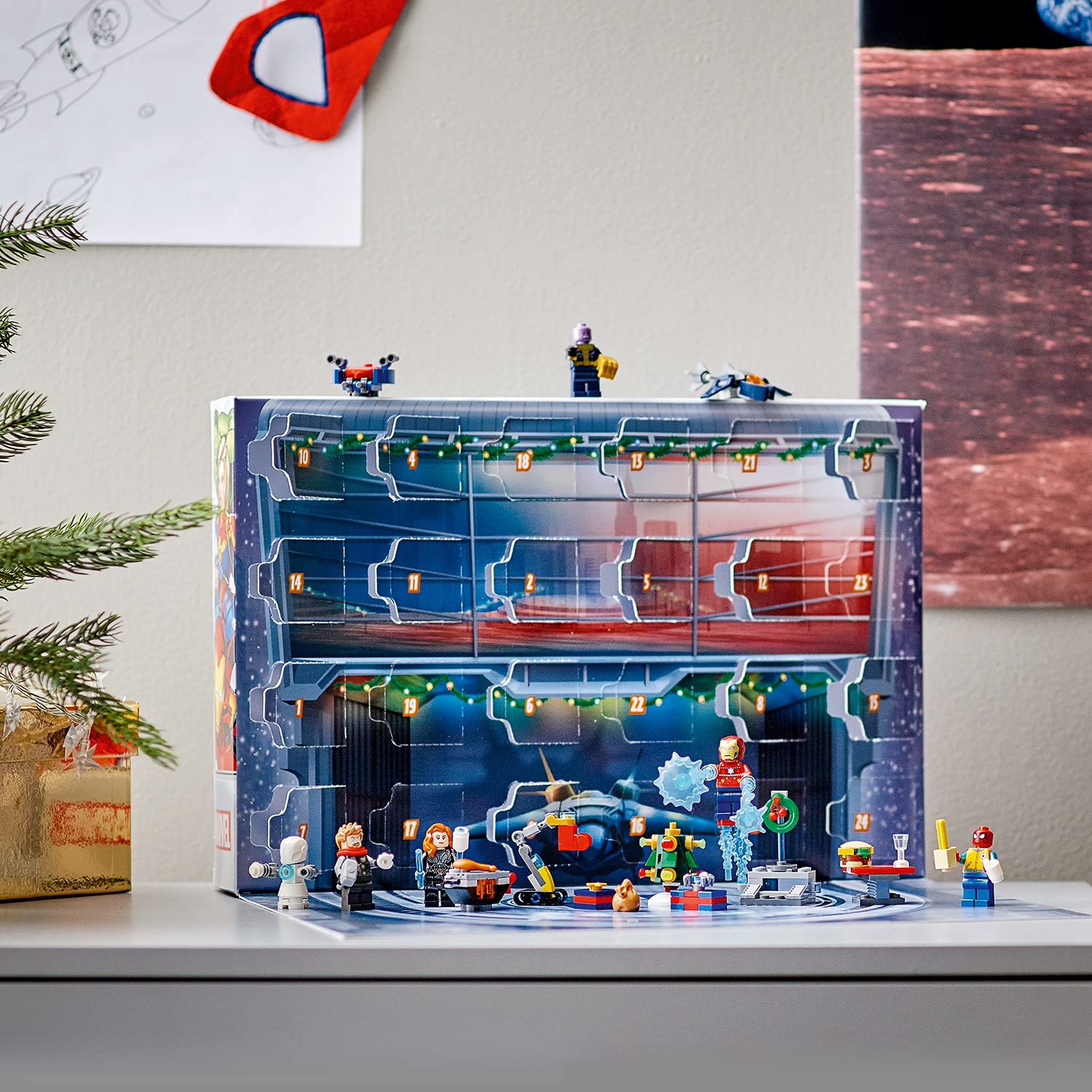 LEGO Marvel The Avengers Advent Calendar 76196 (298 Pieces)