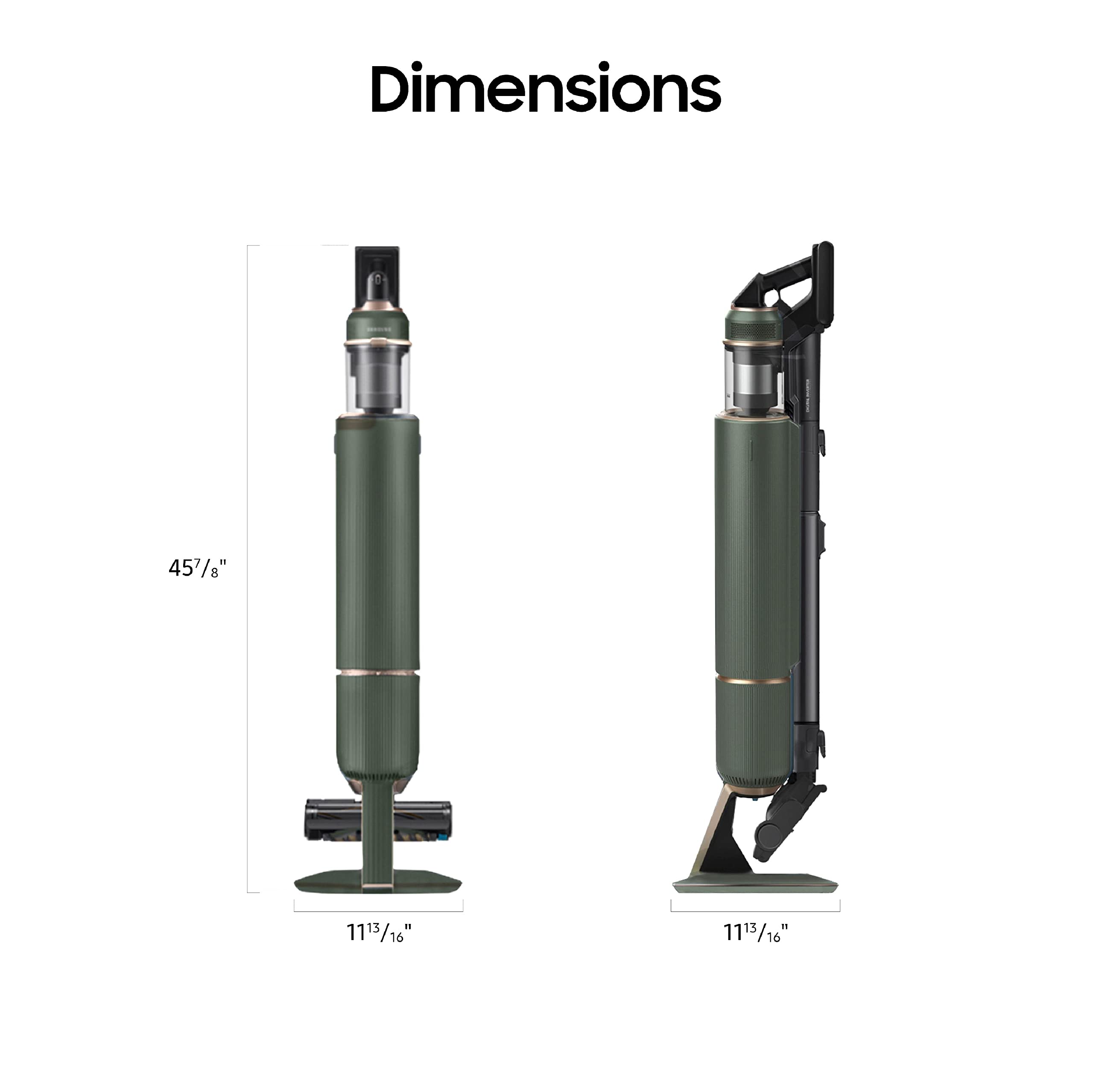 Samsung Bespoke Jet Cordless Stick Vacuum Cleaner with All in One Clean Station, Powerful Floor Cleaning for Carpet, Hardwood, Tile, Lightweight