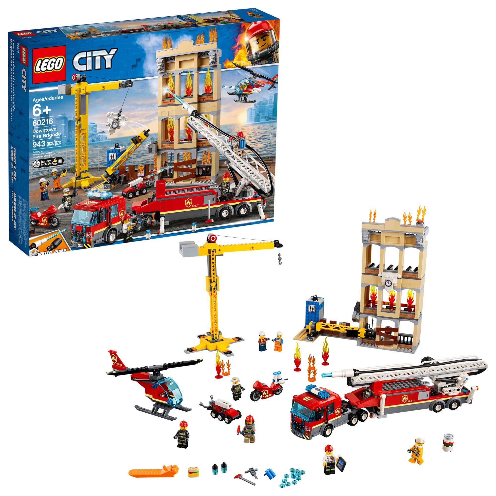 LEGO City Downtown Fire Brigade 60216 (943 Pieces)