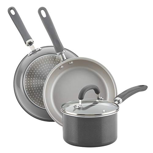 Rachael Ray Create Delicious Nonstick Cookware Induction Pots and Pans Set