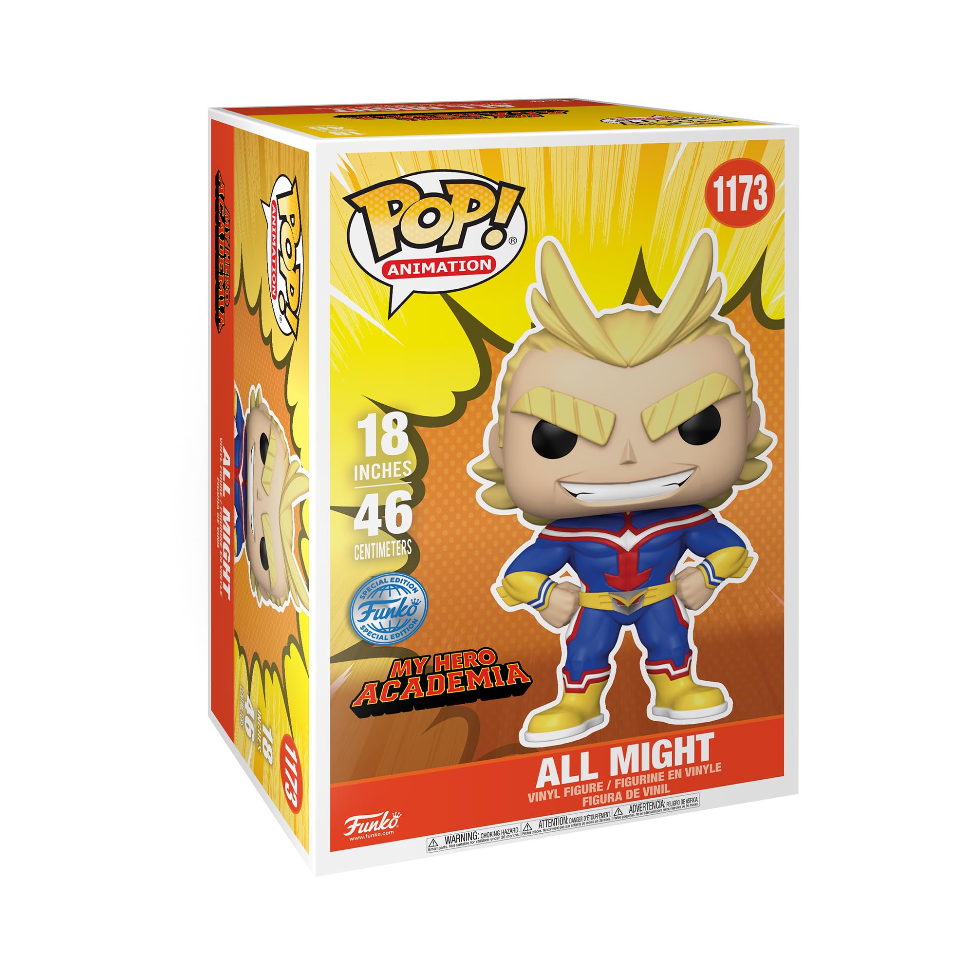 My Hero Academia - All Might US Exclusive 18" Pop! Vinyl