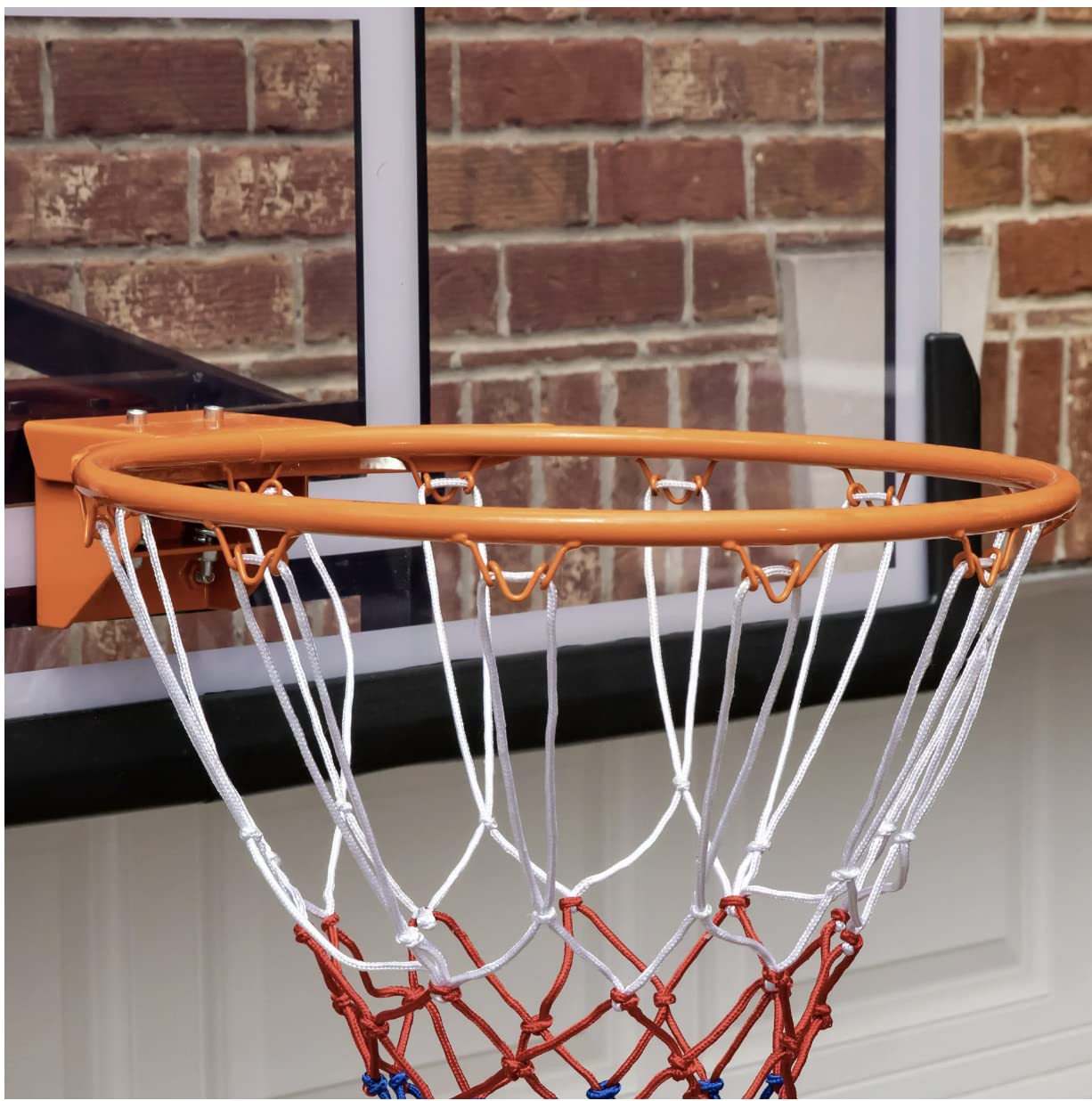 54-Inch Wall Mounted Backboard and Rim Combo with Polycarbonate Backboard Adjustable Height