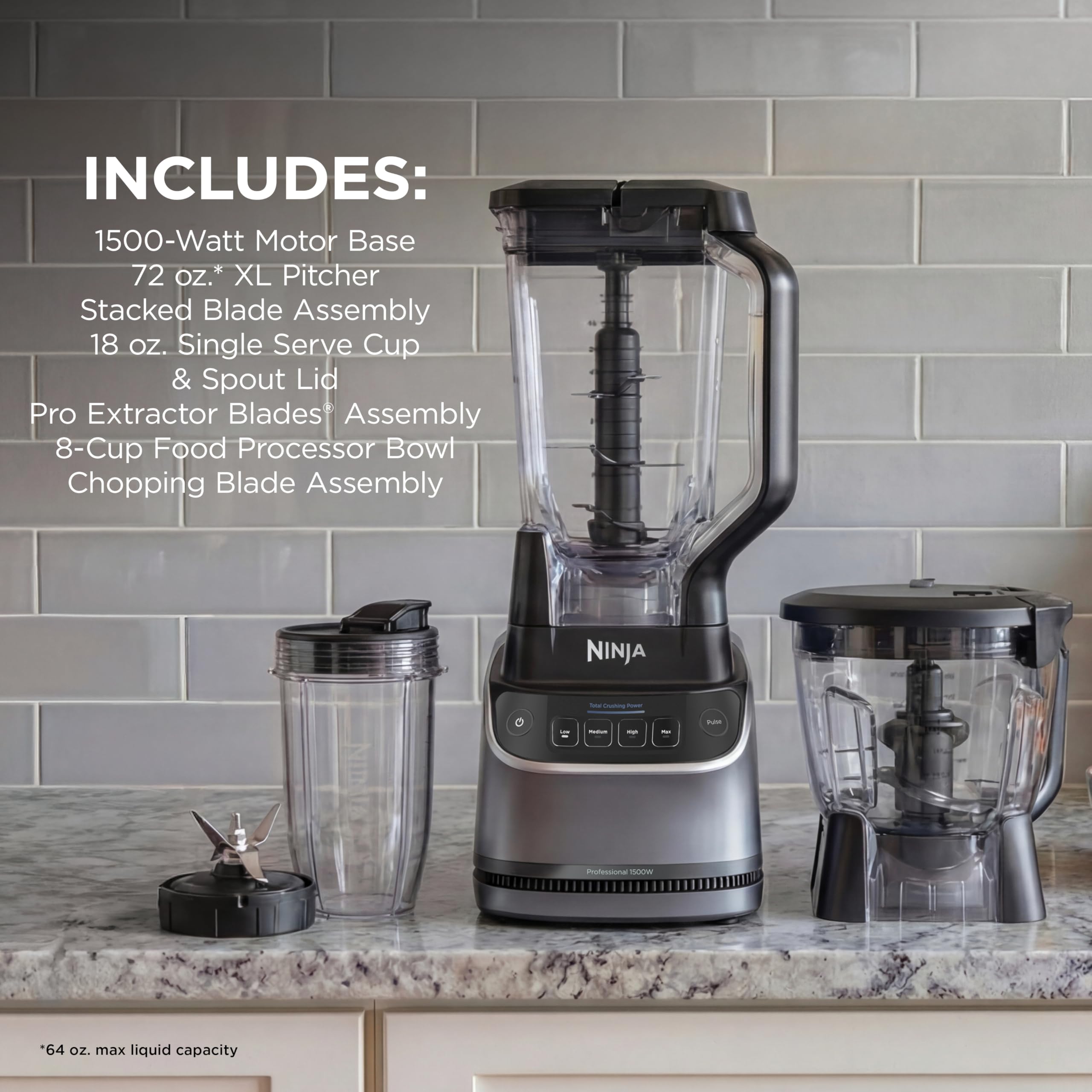 Ninja Detect Power Blender Pro with BlendSense Technology TB201