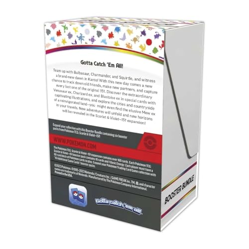 Pokemon TCG Scarlet & Violet 3.5 Pokemon 151 Booster Bundle