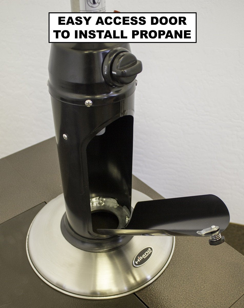 Hiland HLDS032-B Portable Table Top Patio Heater, 11,000 BTU
