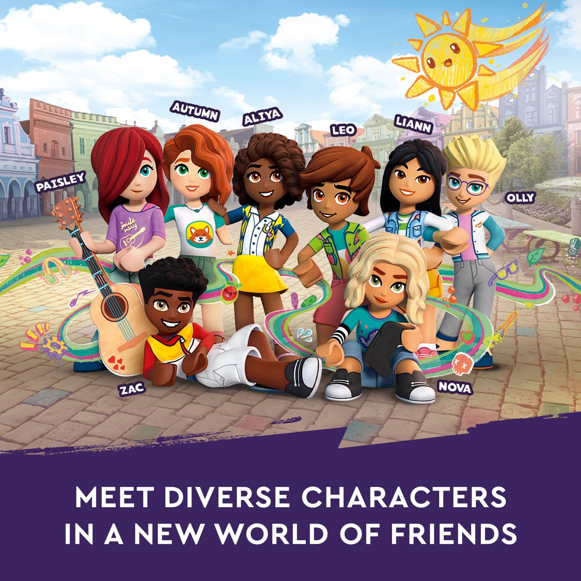 LEGO Friends Downtown Flower and Design Stores 41732
