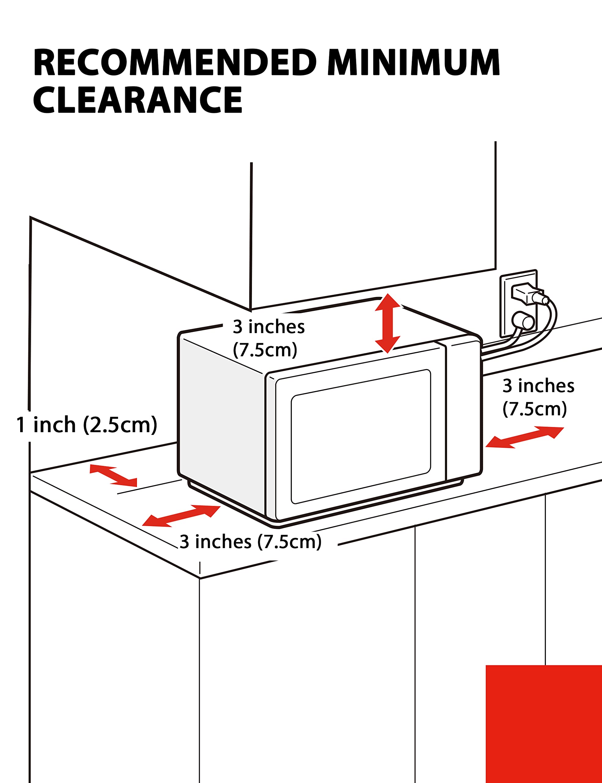 TOSHIBA Small Microwave Oven with 11 Power Levels