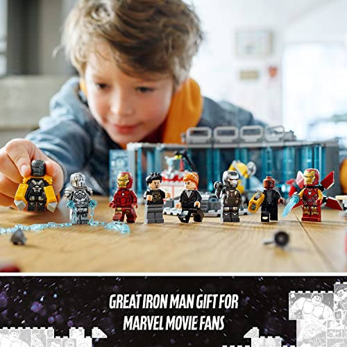 Lego Marvel Iron Man Armory Toy Building Set 76216