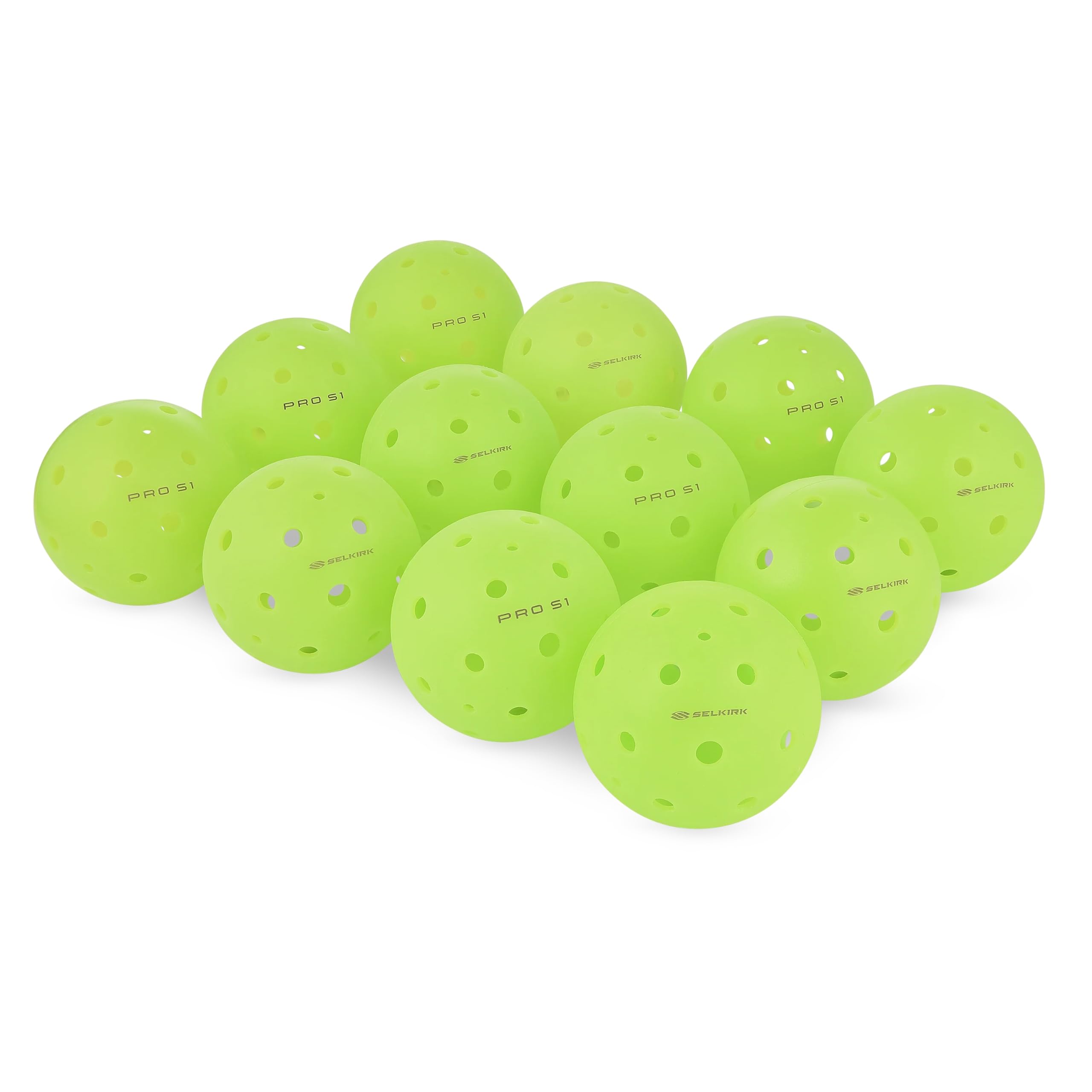 Selkirk Sport Pro S1 Ball 38 Hole Outdoor Pickleball Ballss