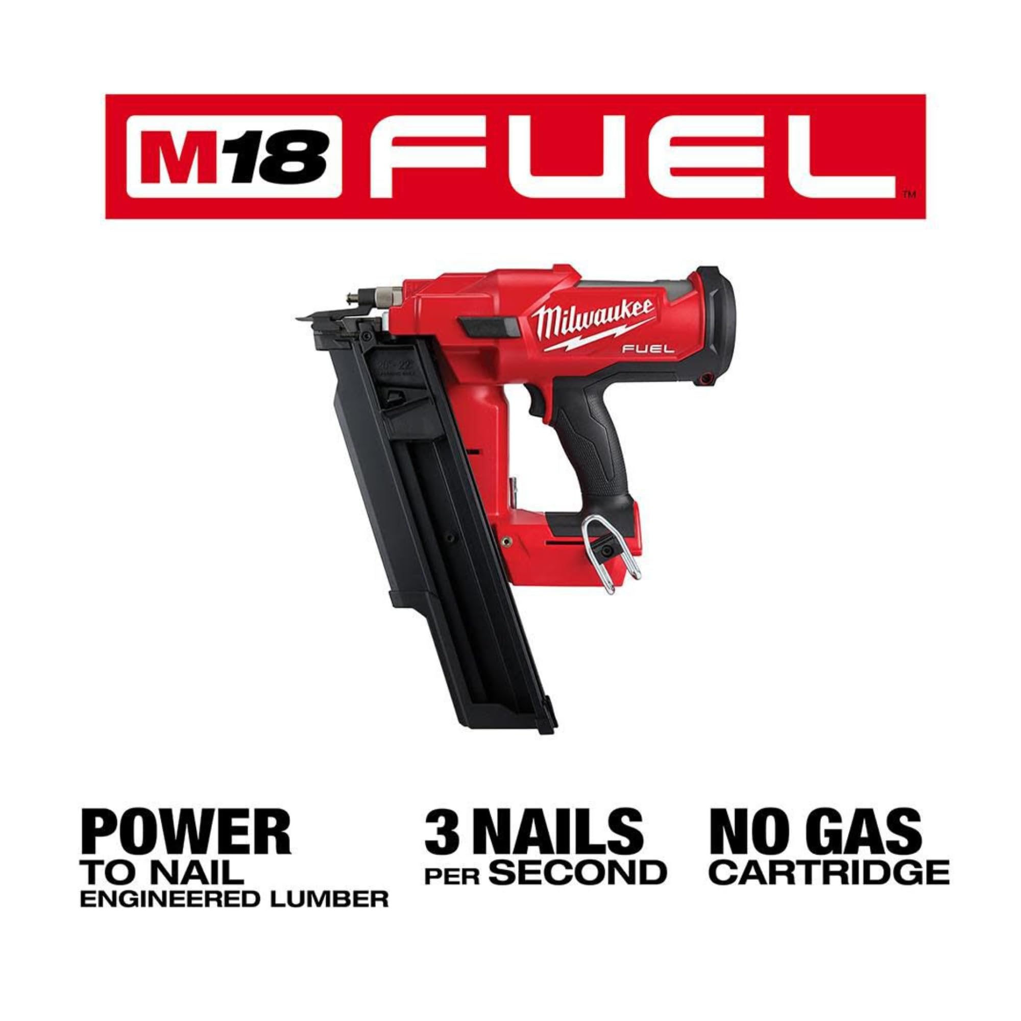 Milwauke M18 FUEL 21-Degree Framing Nailer (Tool Only) New