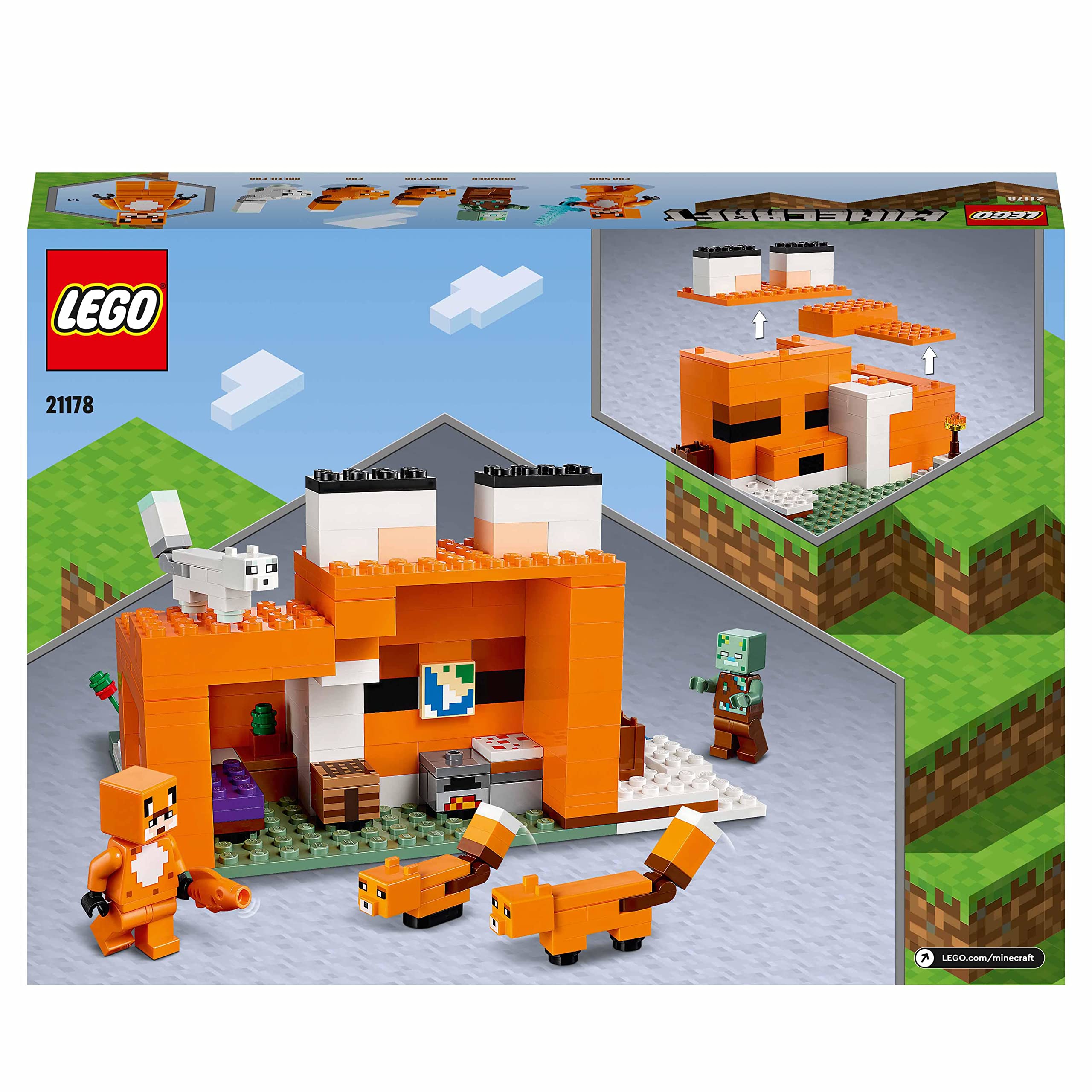 Lego 21178 Minecraft The Fox Lodge House