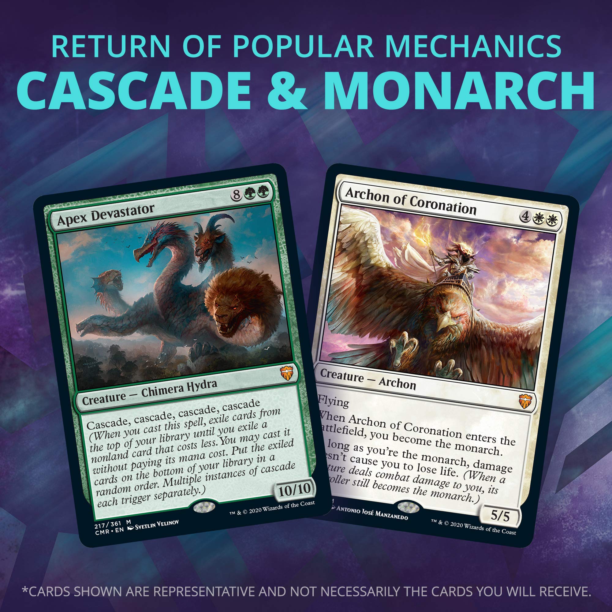 Magic: The Gathering Commander Legends 3-Booster Draft Pack | 60 Cards | 2 Legends Per Pack