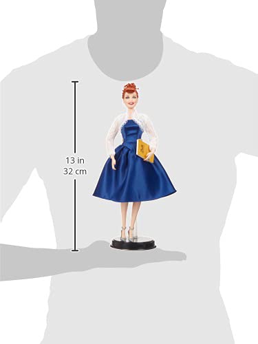 Barbie Tribute Collection Lucille Ball Doll, Wearing Blue Dress & Lace Jacket