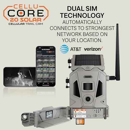 Bushnell CelluCORE 20 Solar Trail Camera - Dual SIM