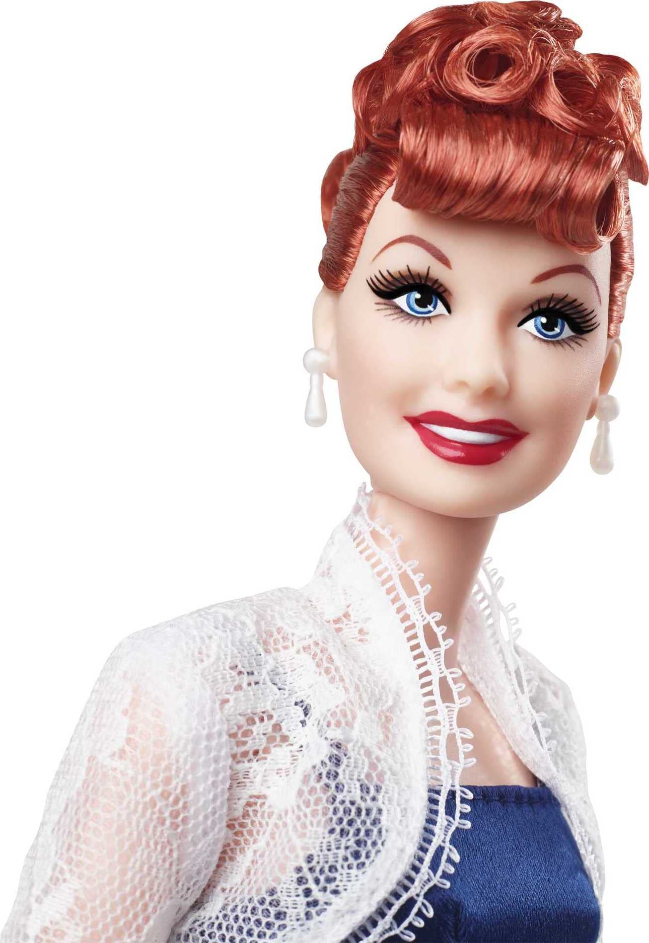 Barbie Tribute Collection Lucille Ball Doll, Wearing Blue Dress & Lace Jacket