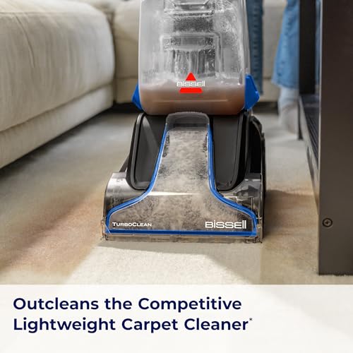 BISSELL TurboClean, Upright Carpet Cleaner, Pro Max Clean & Protect + Oxy Urine Eliminator Formula Included