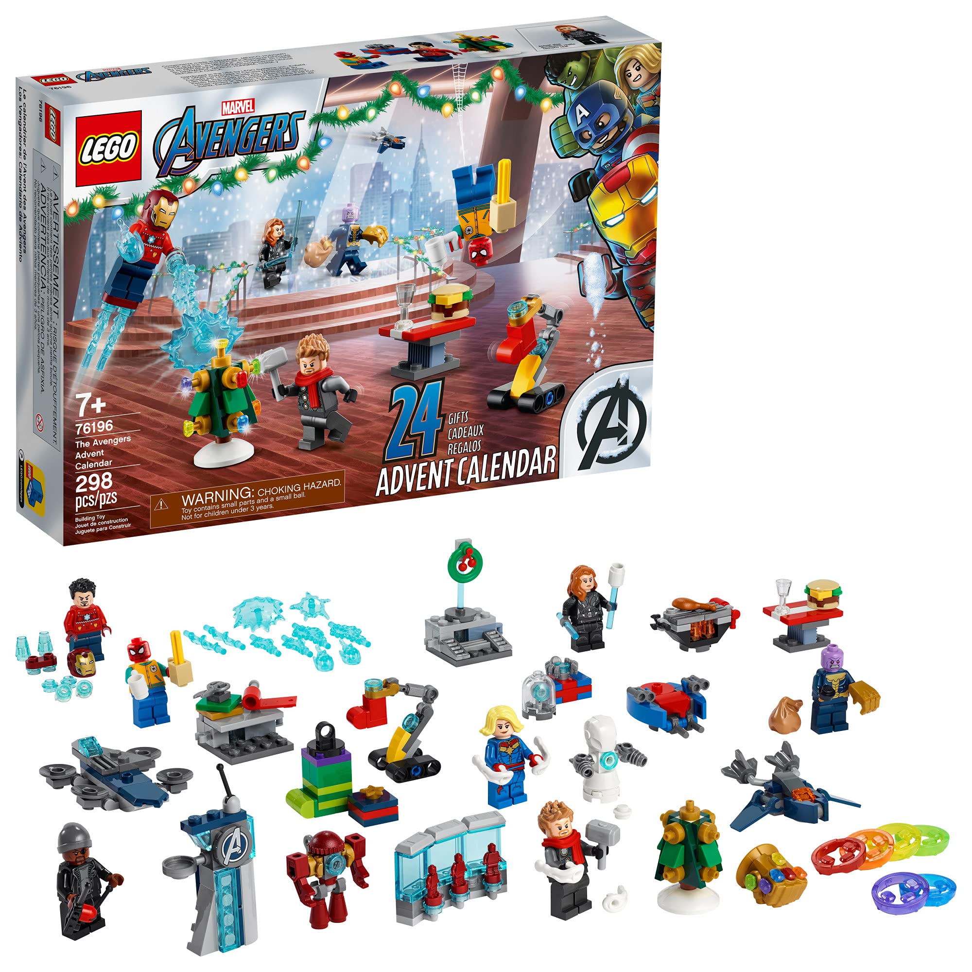 LEGO Marvel The Avengers Advent Calendar 76196 (298 Pieces)