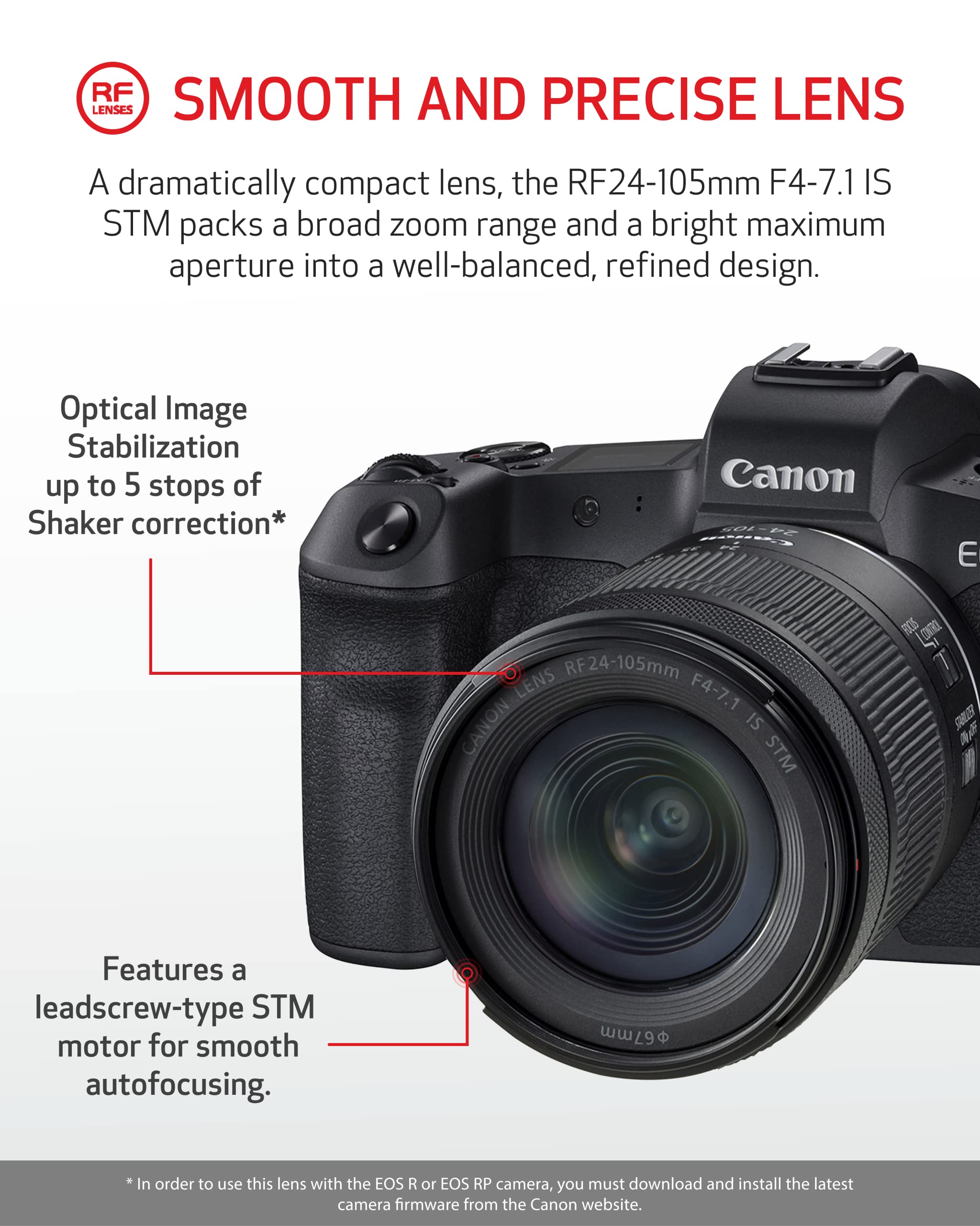 Canon EOS R Mirrorless Digital Camera (Body Only)
