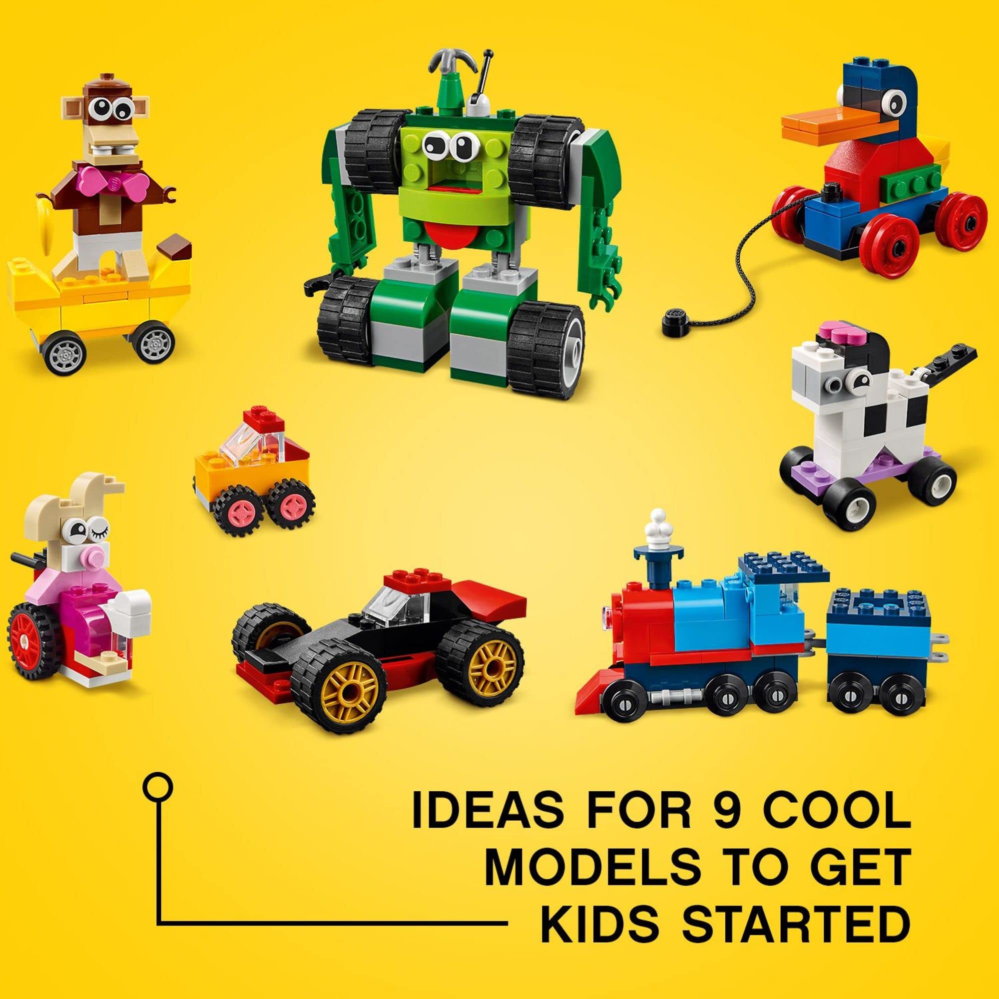 Lego Classic Bricks and Wheels 11014 (653 Pieces)