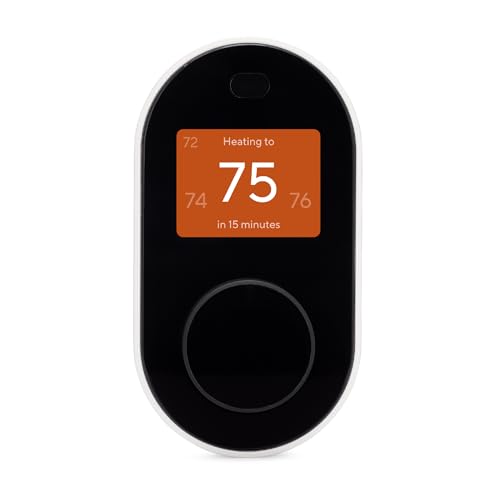 Wyze Programmable Smart WiFi Thermostat for Home with App Control, Energy Saving, Easy Installation, Compatible with Alexa and Google Assistant, Black
