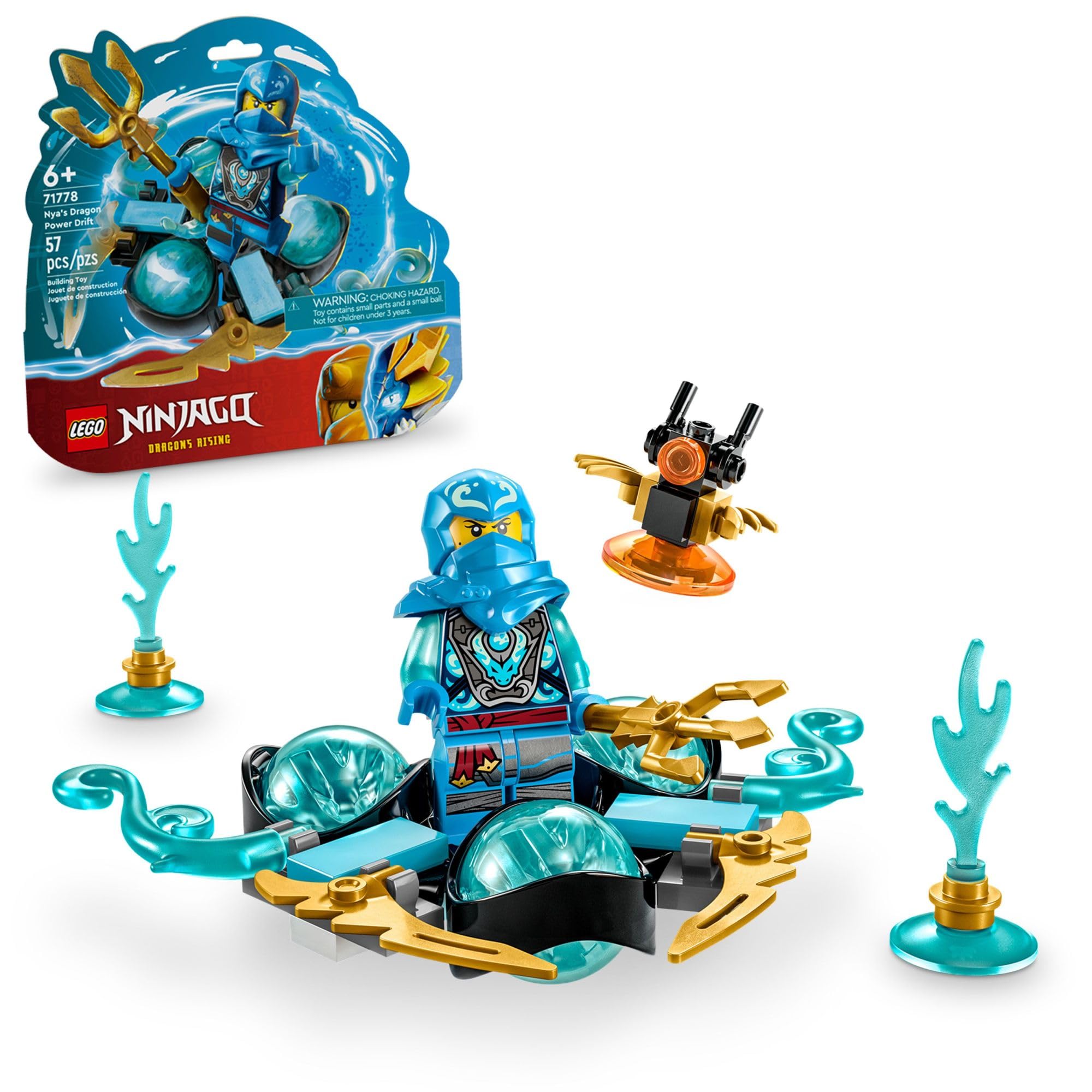 LEGO NINJAGO NYA’s Dragon Power Spinjitzu Drift 71778