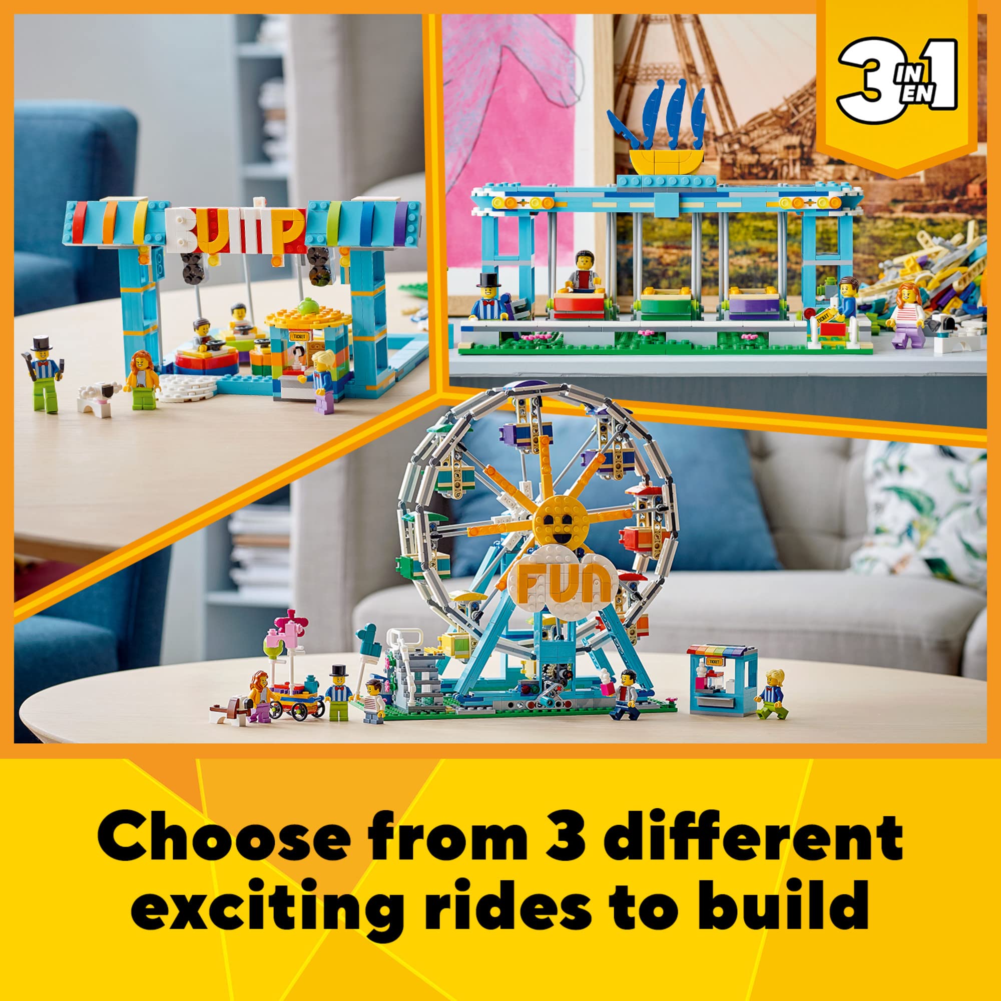 Lego Creator 3in1 Ferris Wheel 31119 (1,002 Pieces)