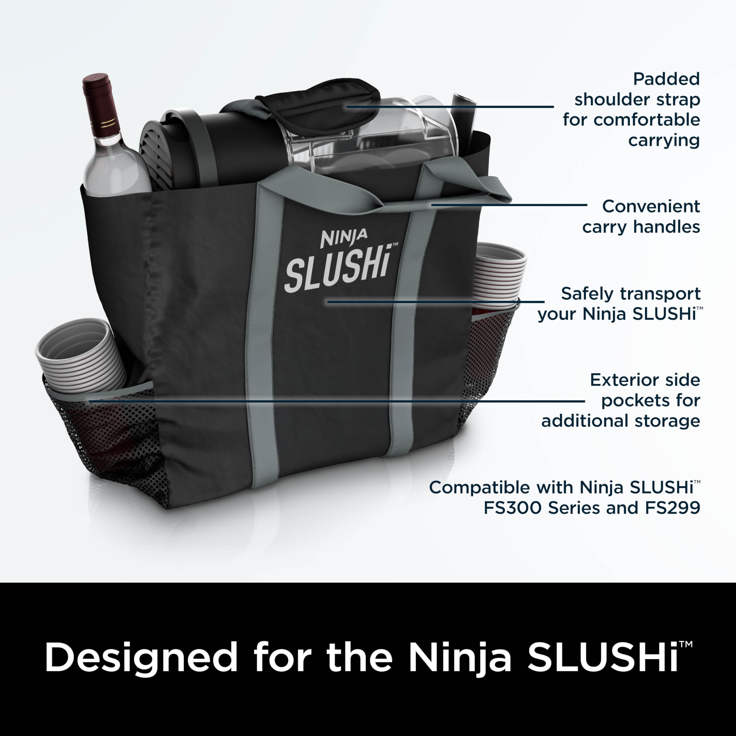 Ninja SLUSHi Travel Party Tote, Compatible with FS300 Series and FS299