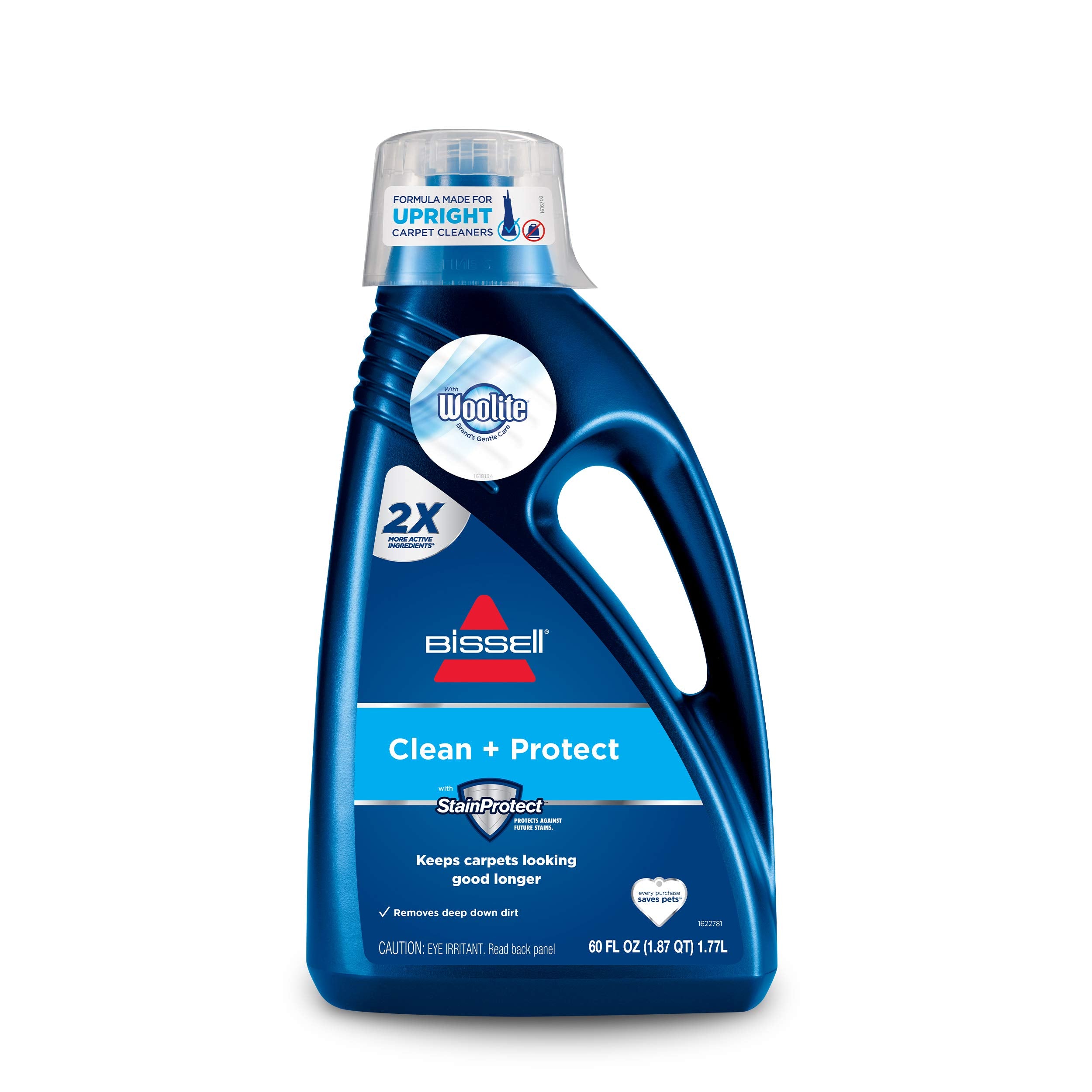 GDM HOME BISSELL 62E5A 2X Concentrated Deep Clean & Protect Full Size Machine Formula, 60 ounces