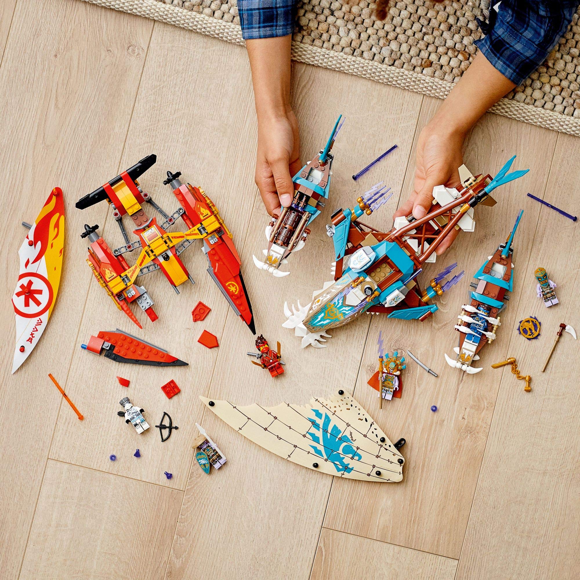 Lego NINJAGO Catamaran Sea Battle 71748 (780 Pieces)