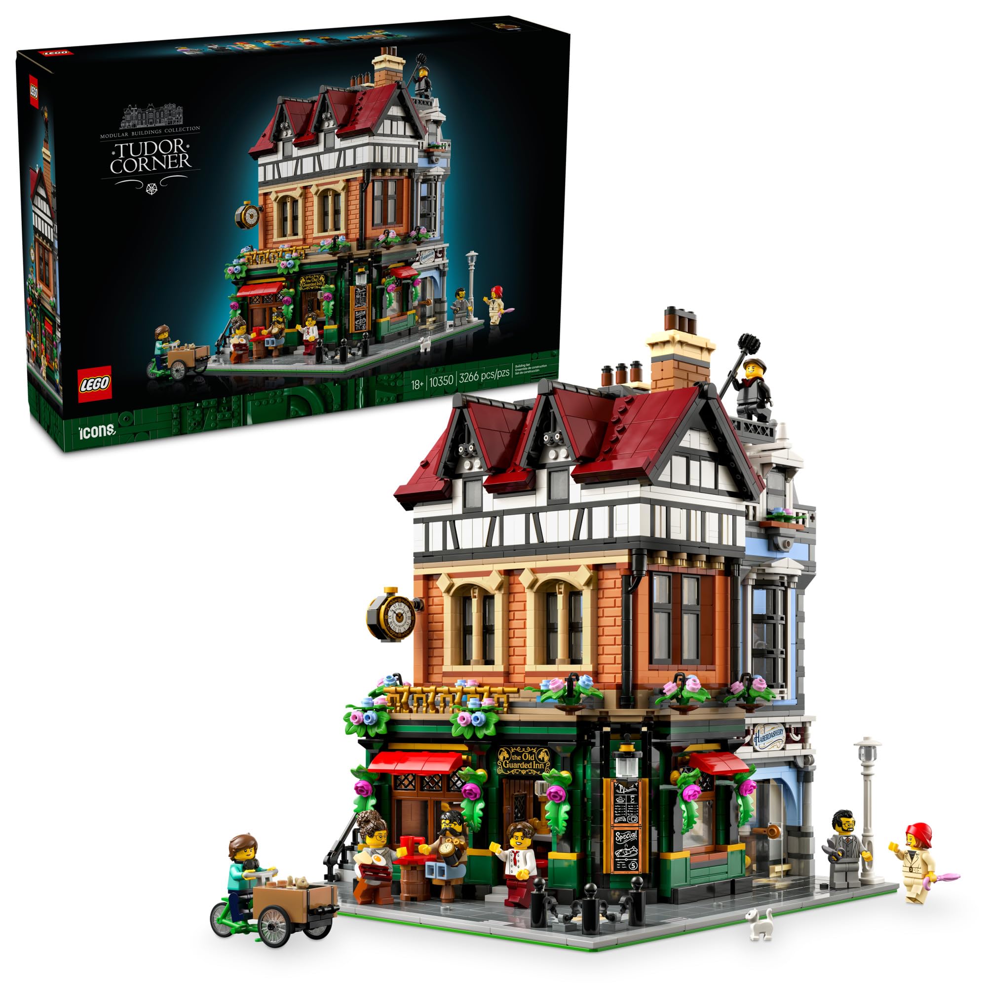 LEGO Icons Tudor Corner Building Set for Adults 10350