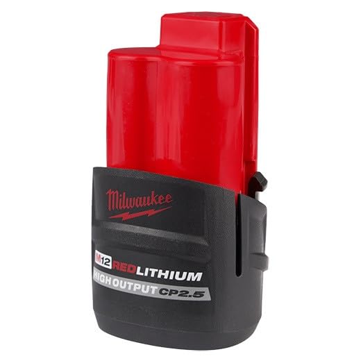 Milwaukee 48-11-2425 M12 REDLITHIUM HIGH Output CP 2.5Ah Battery