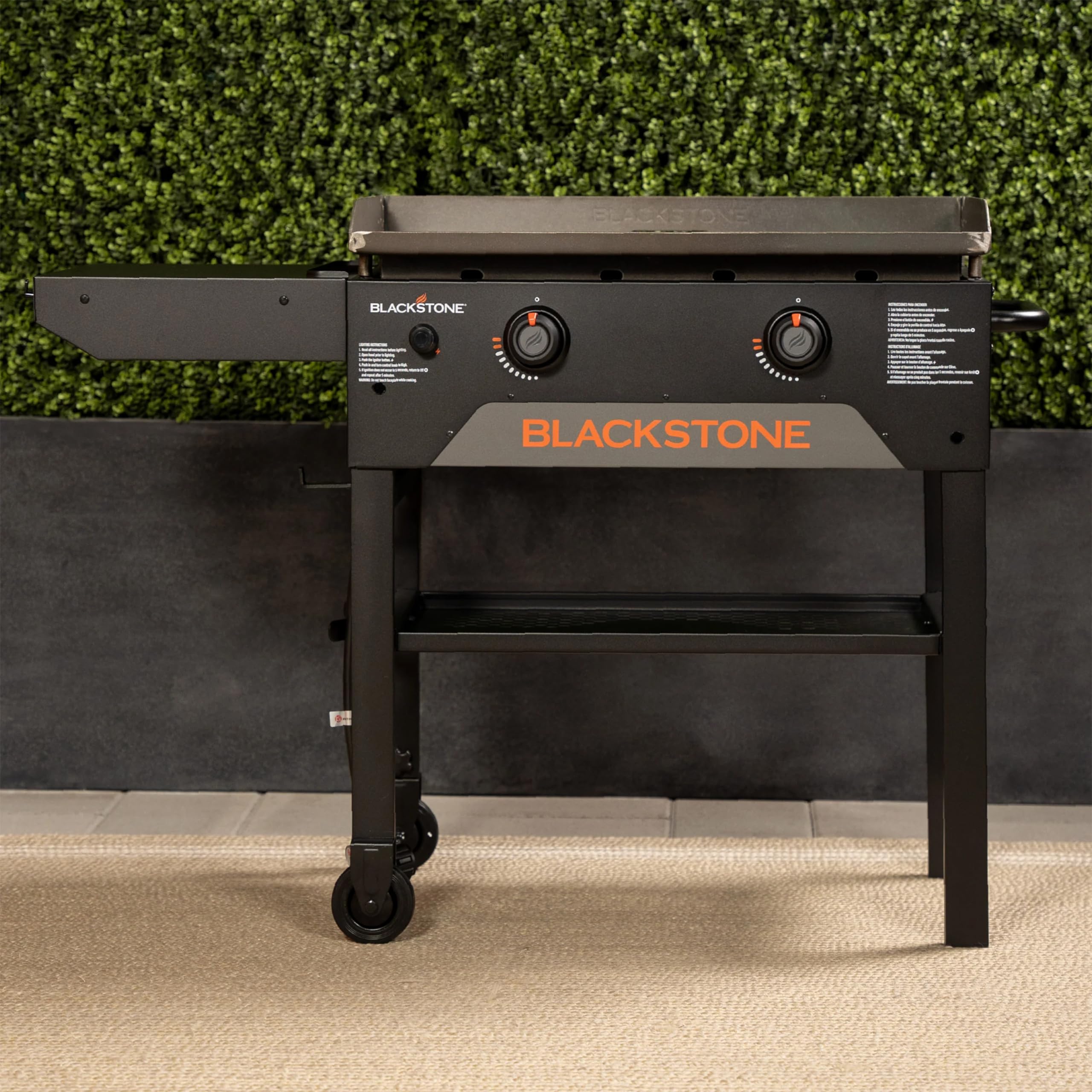 Blackstone 1853 Flat Top Gas Grill 2 Burner Propane 28” Outdoor