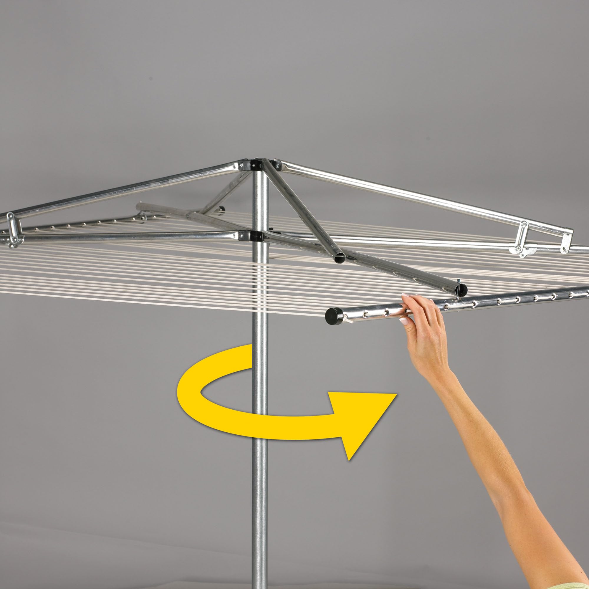 Household Essentials 1710 Height Adjustable Outdoor Umbrella Drying Rack