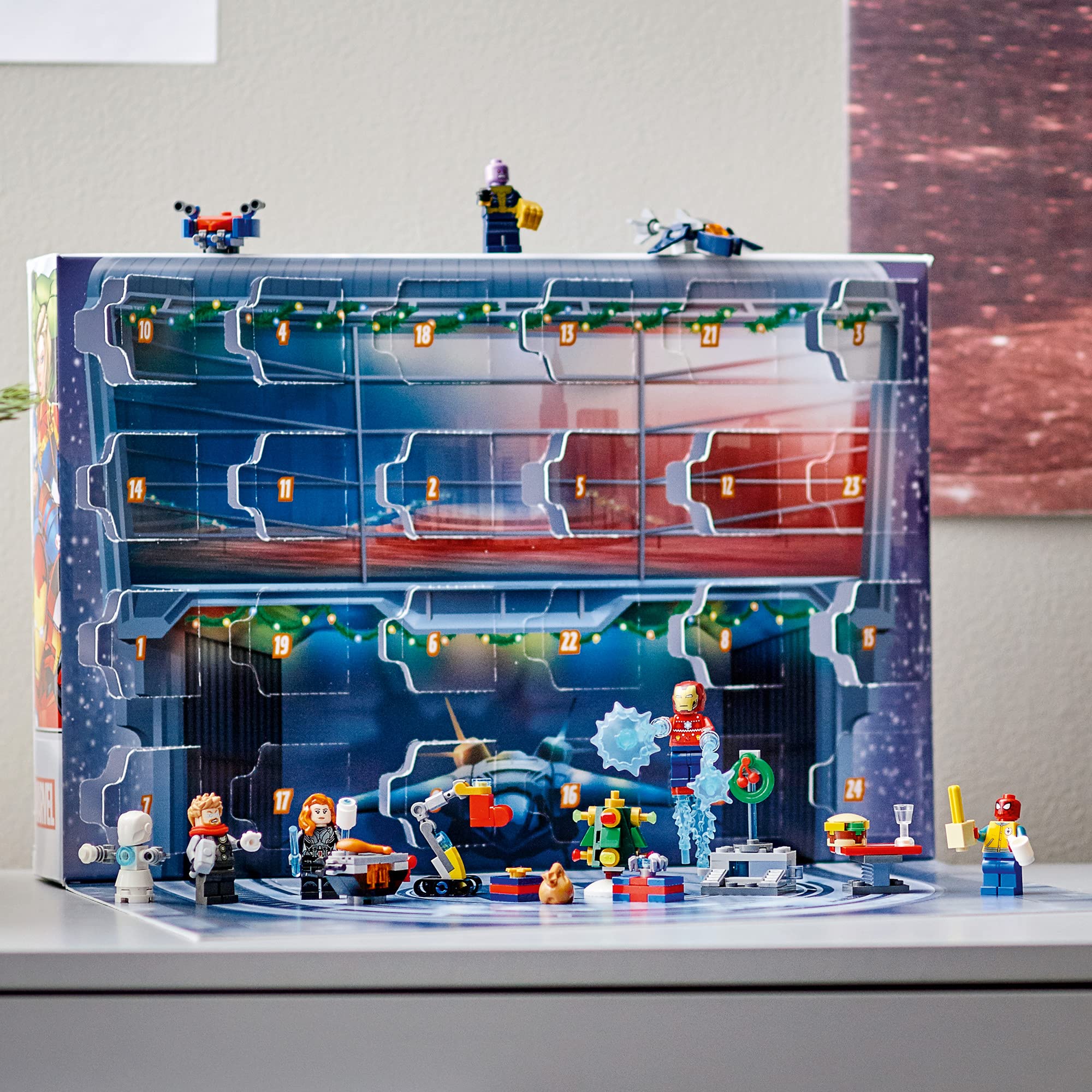 LEGO Marvel The Avengers Advent Calendar 76196 (298 Pieces)