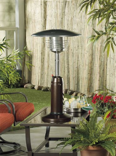 Hiland HLDS032-B Portable Table Top Patio Heater, 11,000 BTU
