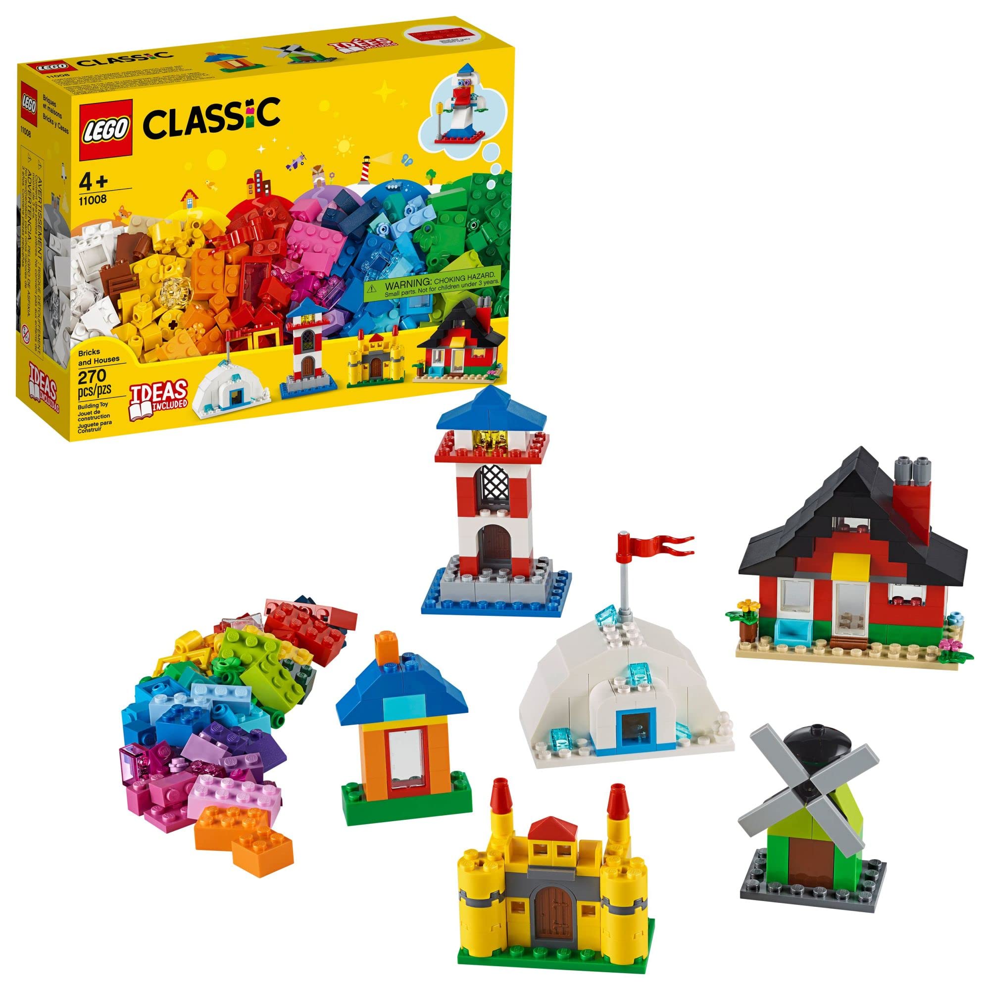 LEGO Classic Bricks and Houses 11008 (270 Pieces)