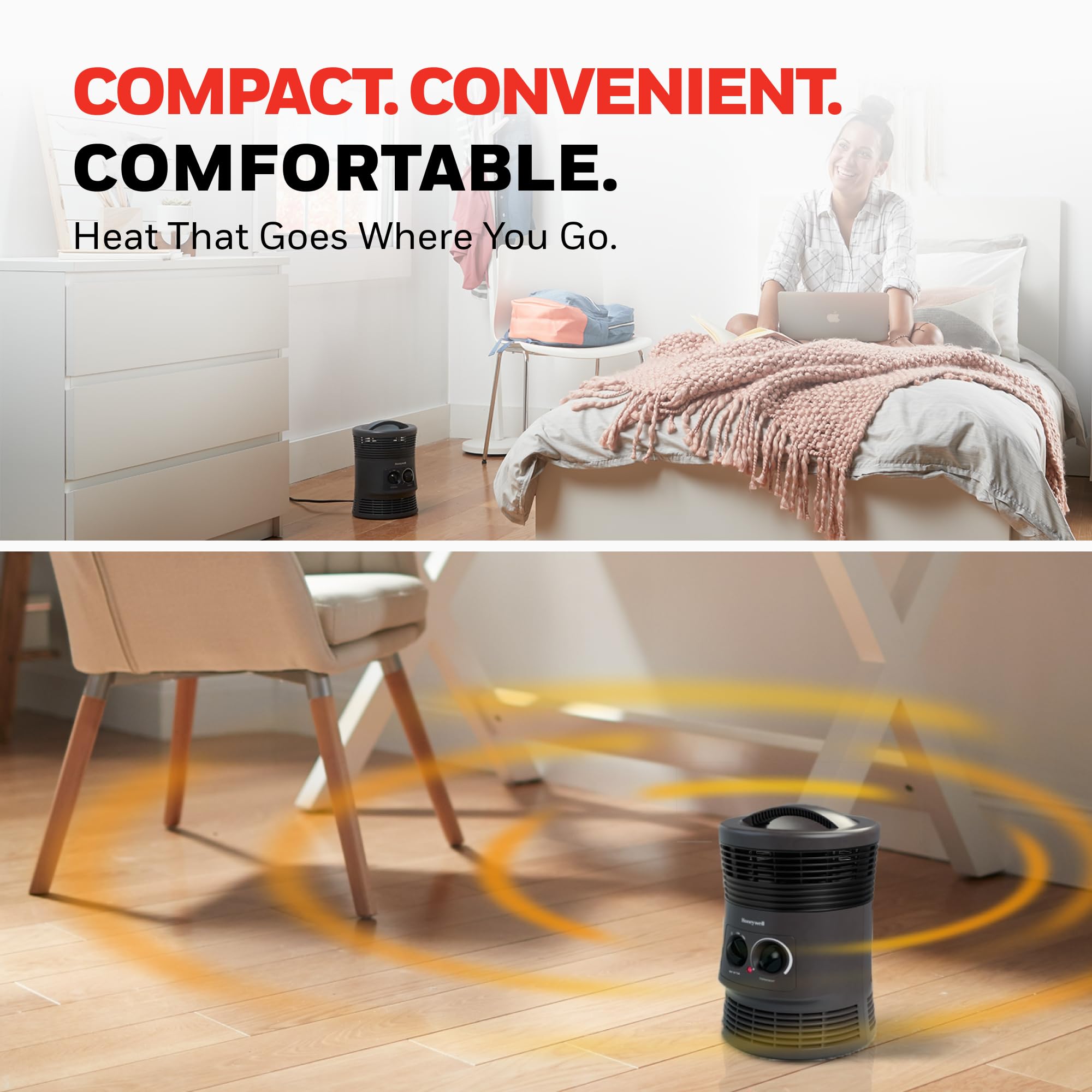 Honeywell HHF360V 360 Degree Surround Fan Forced Heater