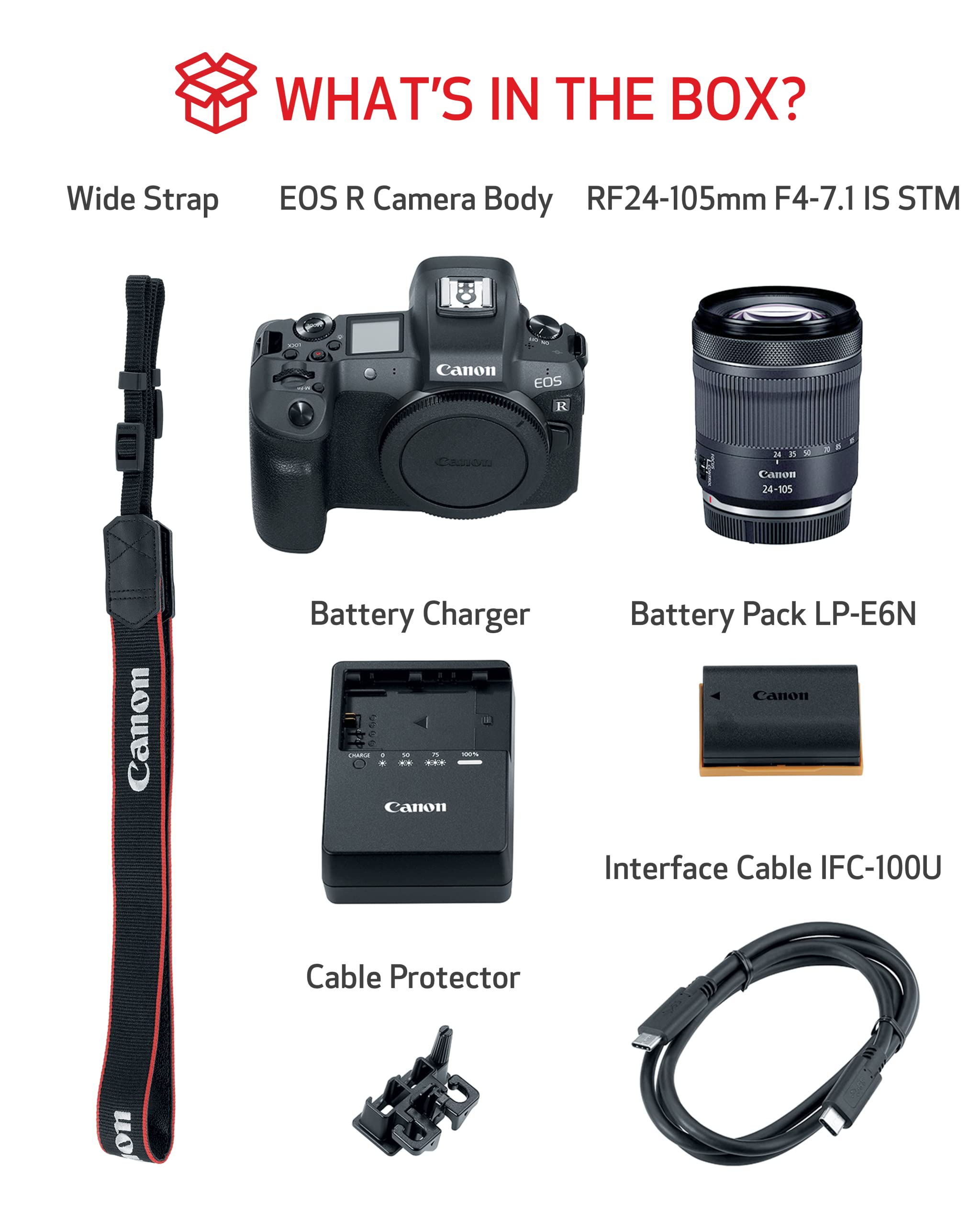 Canon EOS R Mirrorless Digital Camera (Body Only)
