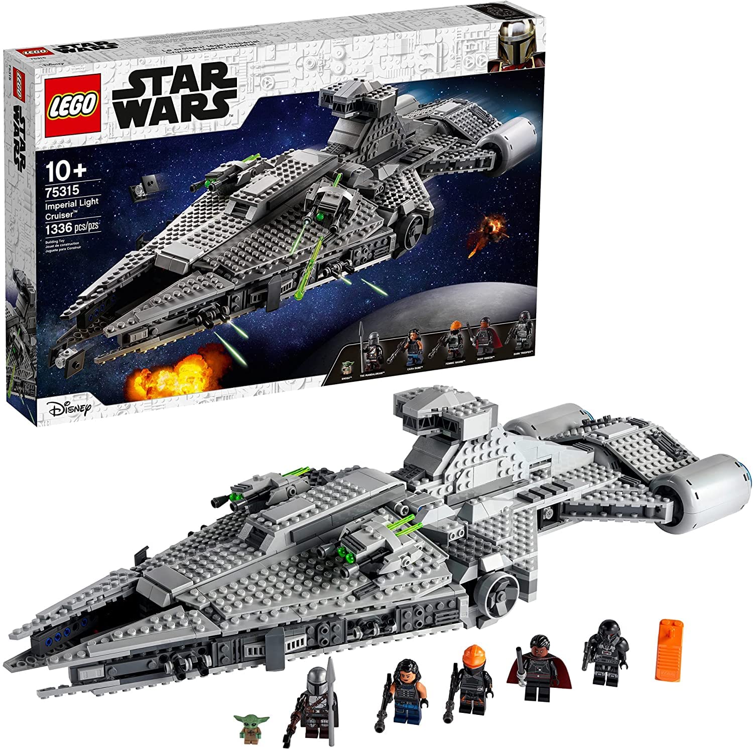 Lego Star Wars: The Mandalorian Imperial Light Cruiser 75315 (1,336 Pieces)
