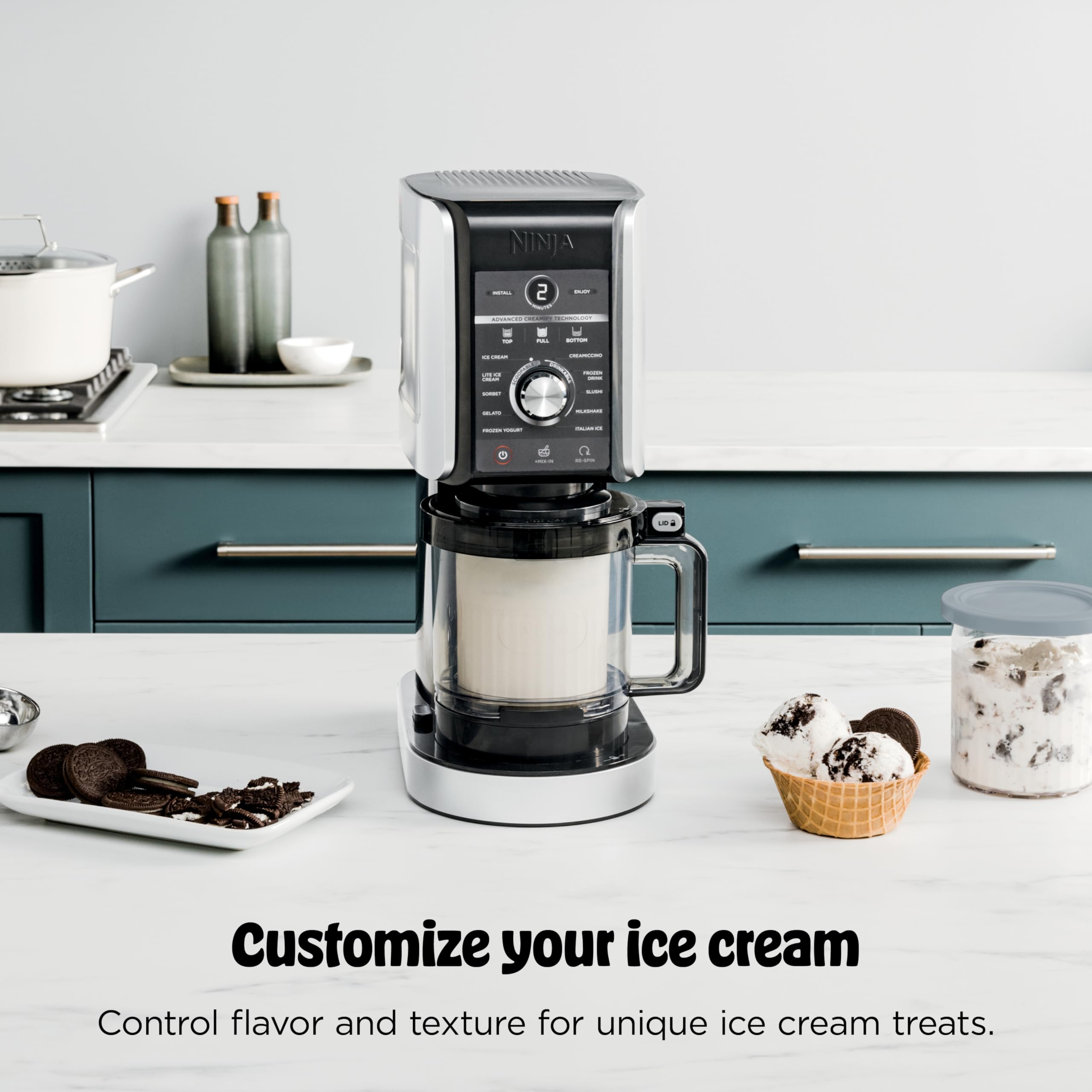 Ninja CREAMi Deluxe Ice Cream & Frozen Treat Maker 11 in 1