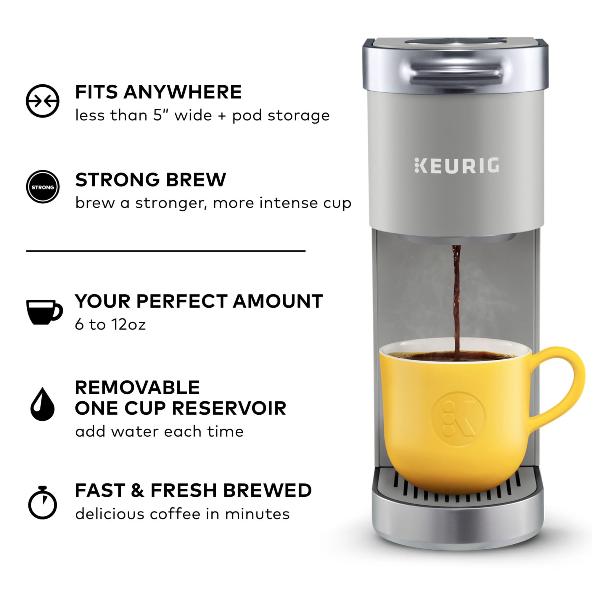 Keurig K-Mini Plus Single Serve K-Cup Pod Coffee Maker