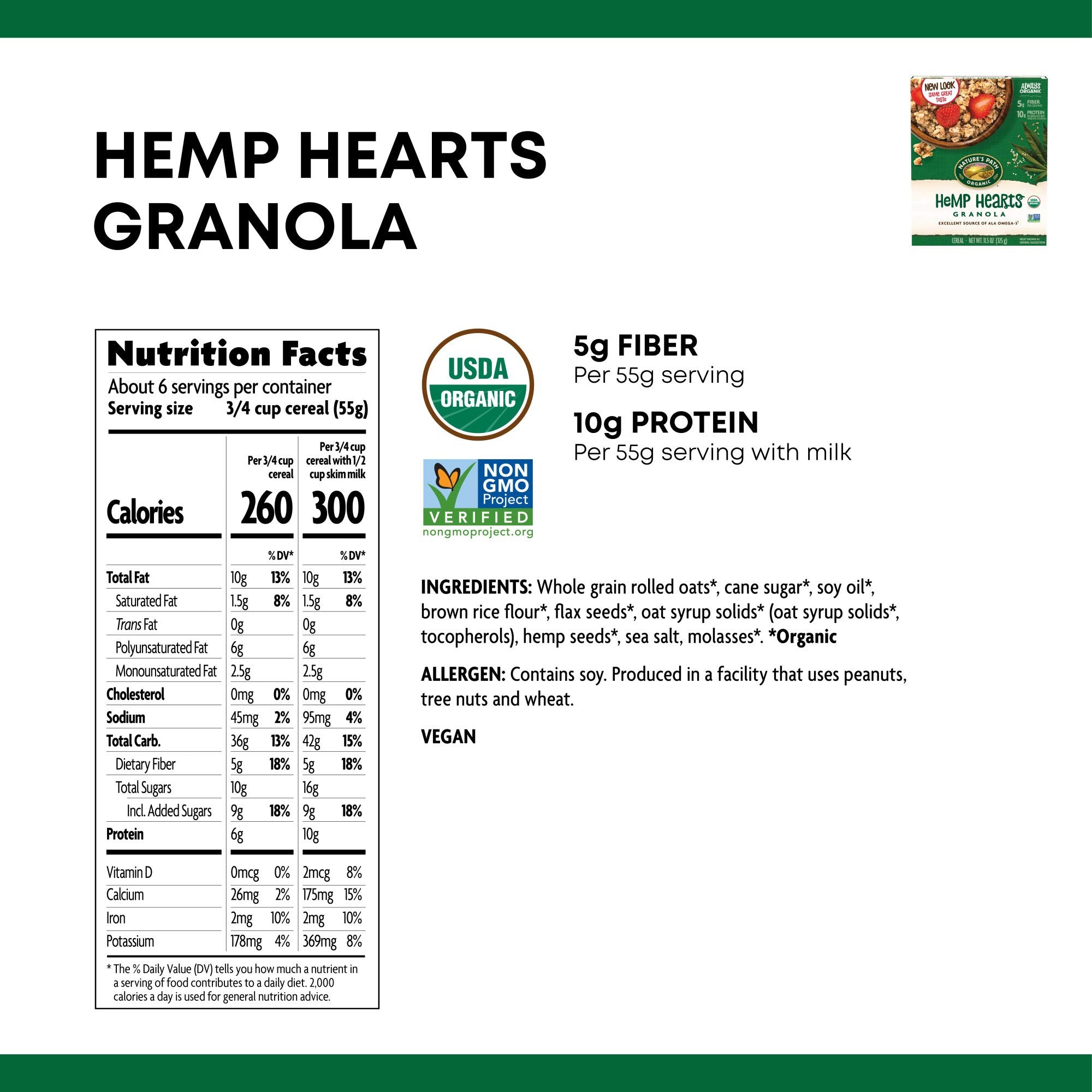 Nature's Path Organic Granola, 11.5 Ounce (Pack of 6)