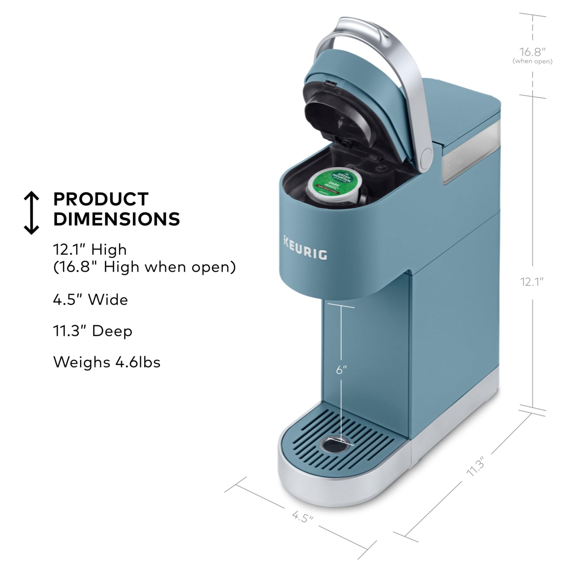 Keurig K-Mini Plus Single Serve K-Cup Pod Coffee Maker
