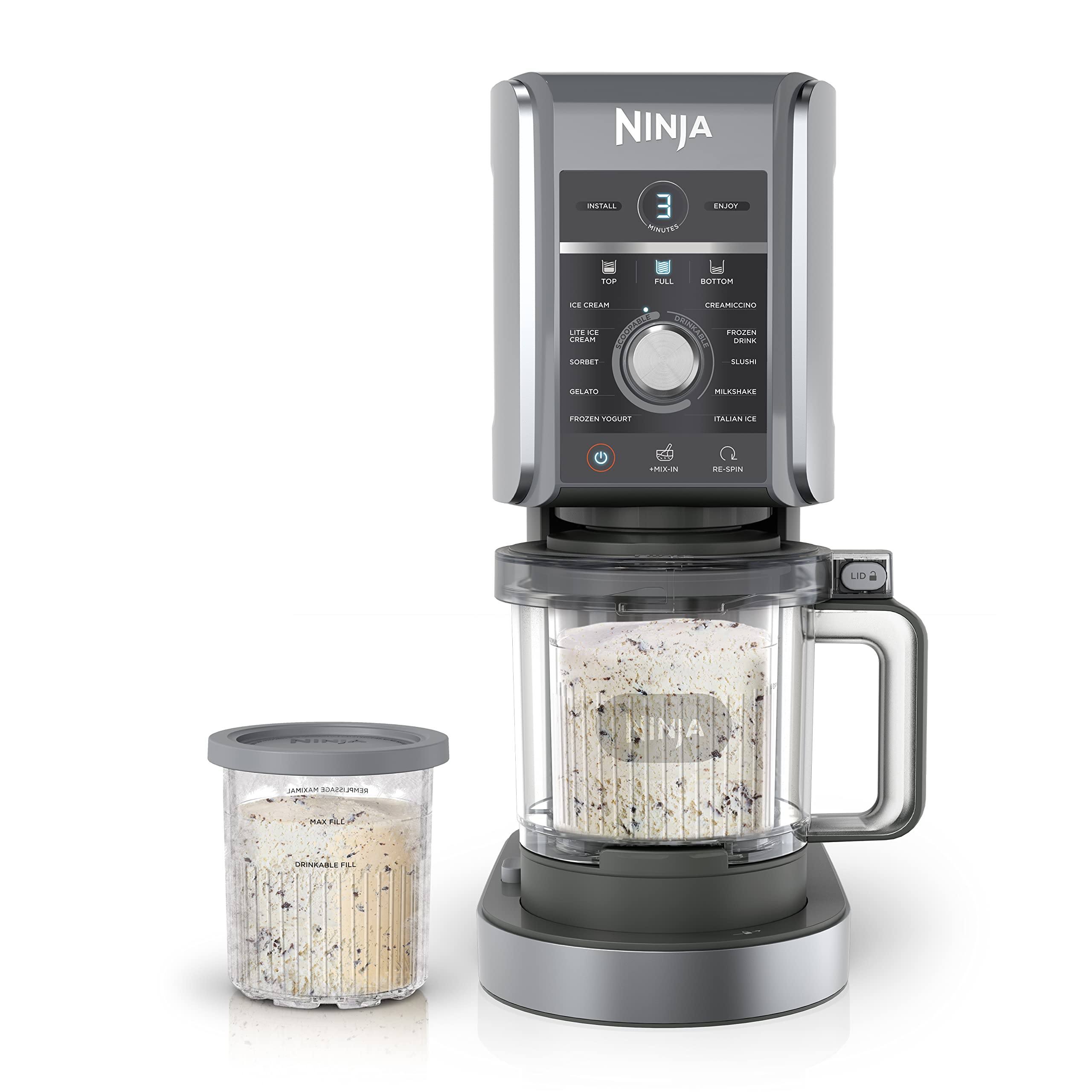 Ninja CREAMi Deluxe Ice Cream & Frozen Treat Maker 11 in 1